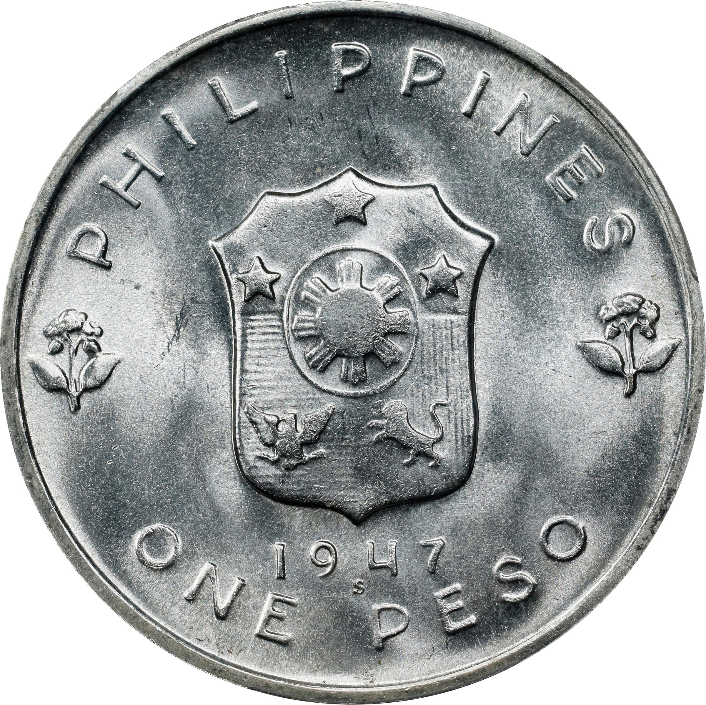 1947-S Peso U.S. Philippines, MacArthur MS thumbnail 18