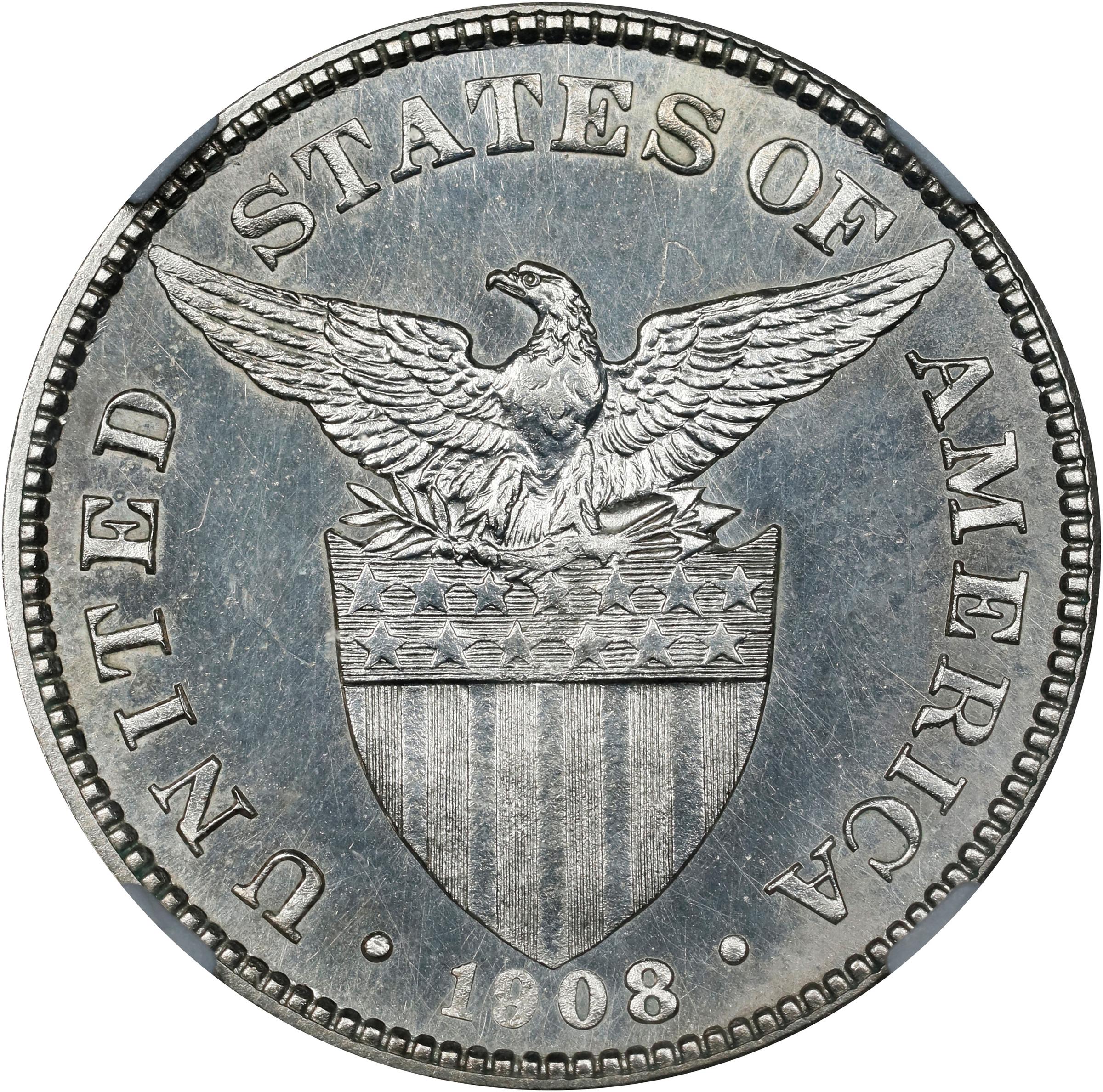 1908 50c U.S. Philippines PR thumbnail 5
