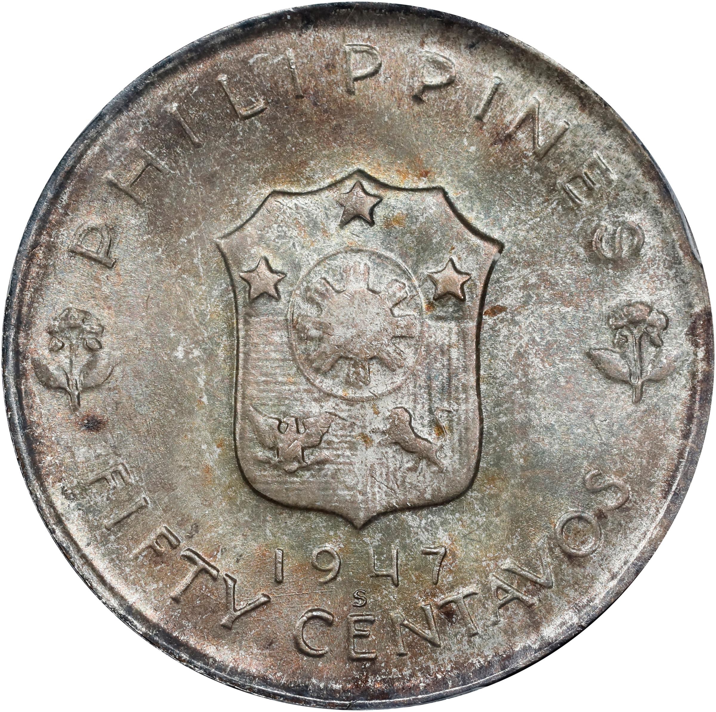 1947-S 50c U.S. Philippines, MacArthur MS thumbnail 20