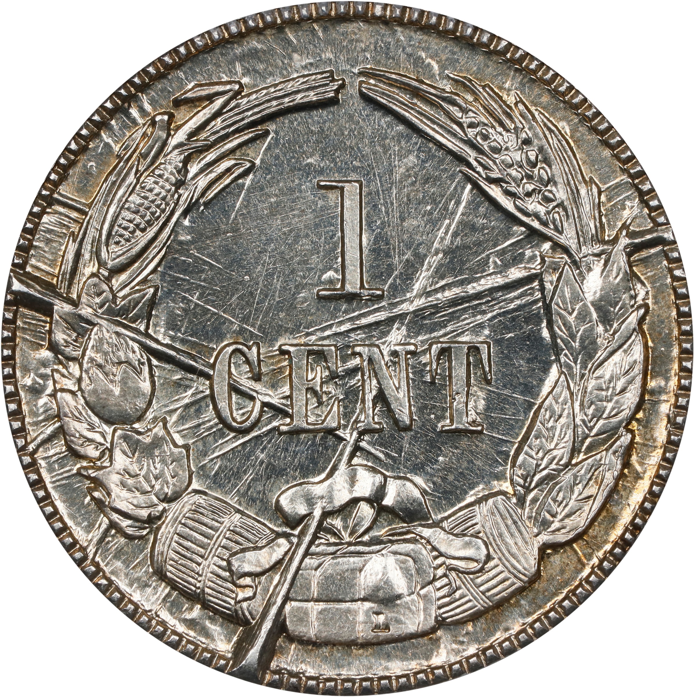 1861 (1961) 1c CSA, Bashlow Restrike, Silver MS thumbnail 5
