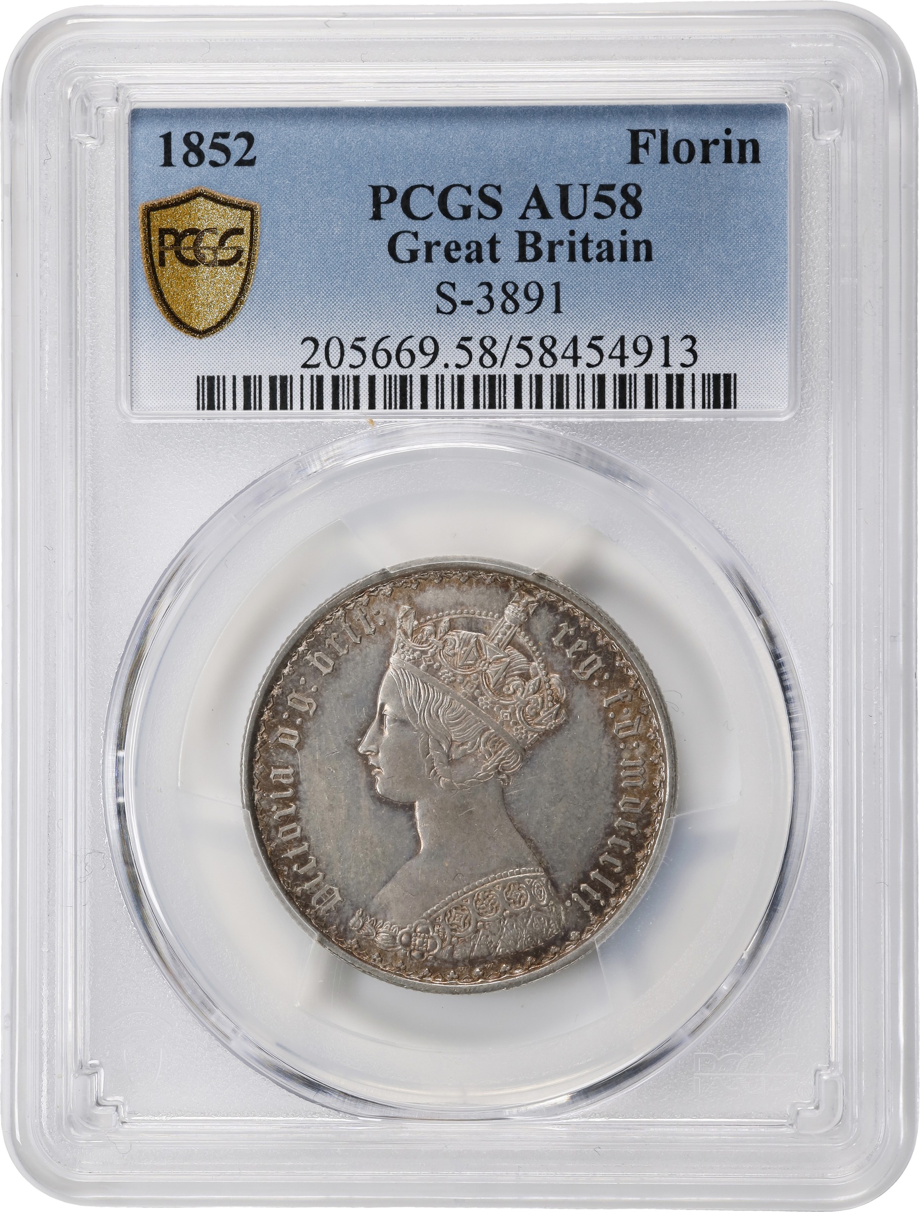 1852 Florin MS thumbnail 6