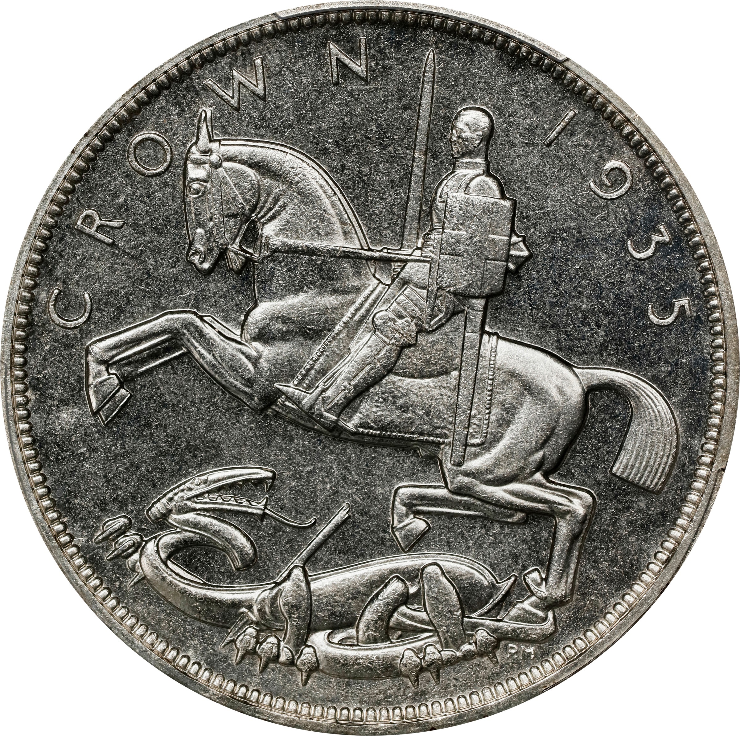1935 Crown  .500 Silver, Jubilee              SP thumbnail 3