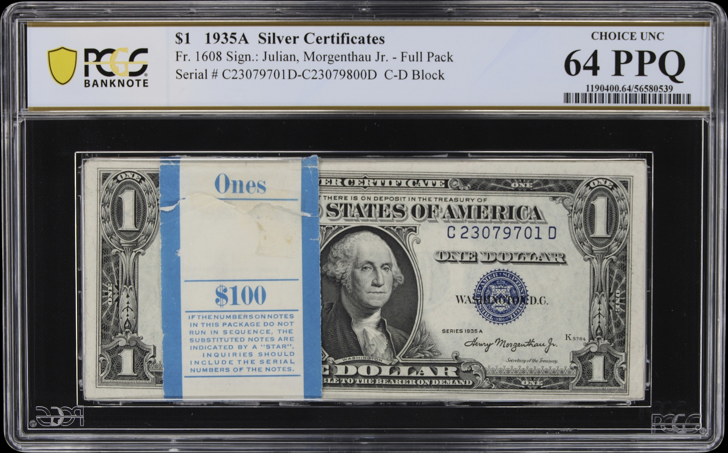 1935A $1  (Fr. 1608) thumbnail 5