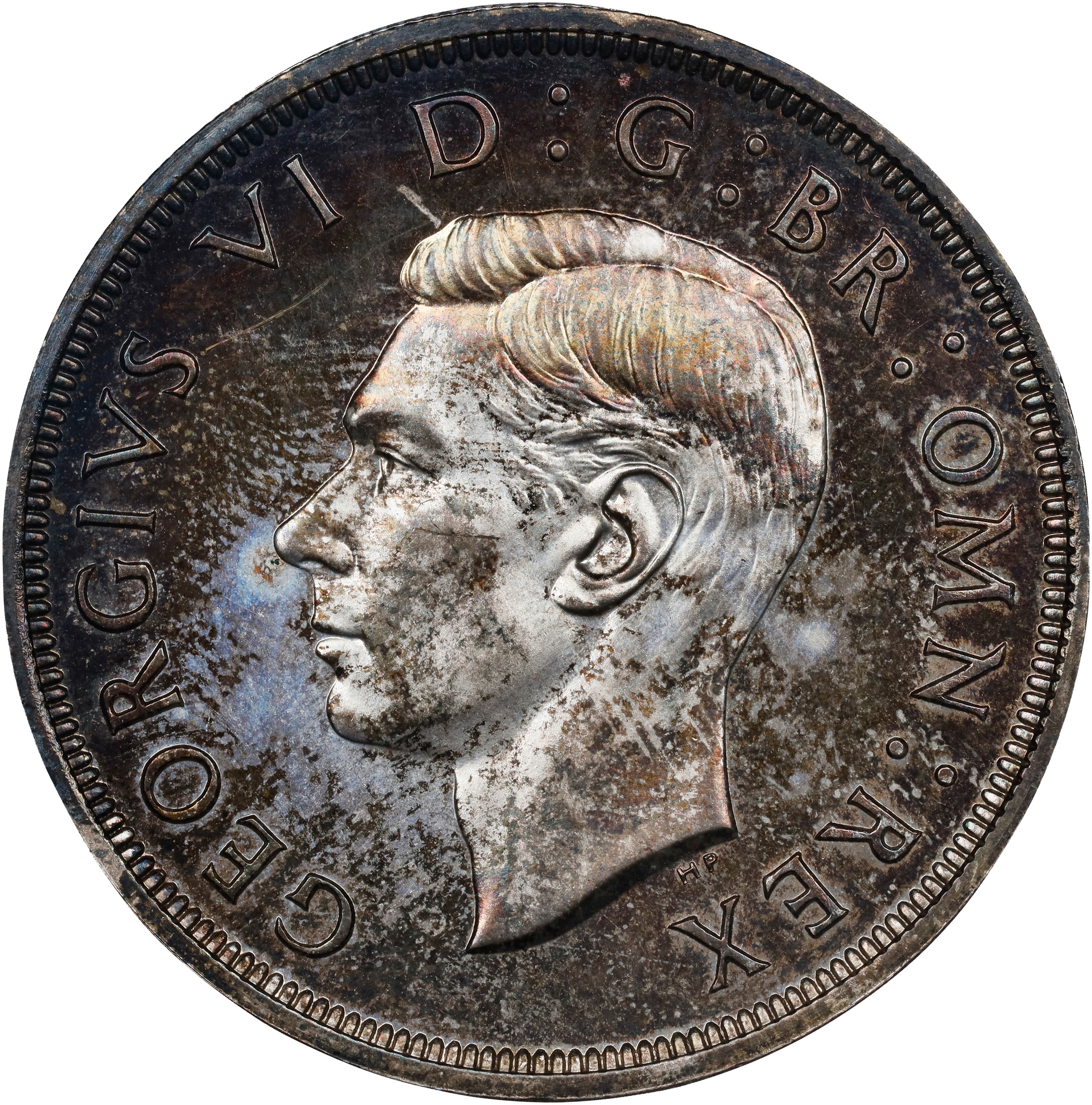 1935 Crown  .925 Silver, Jubilee             , Error Edge PR thumbnail 14