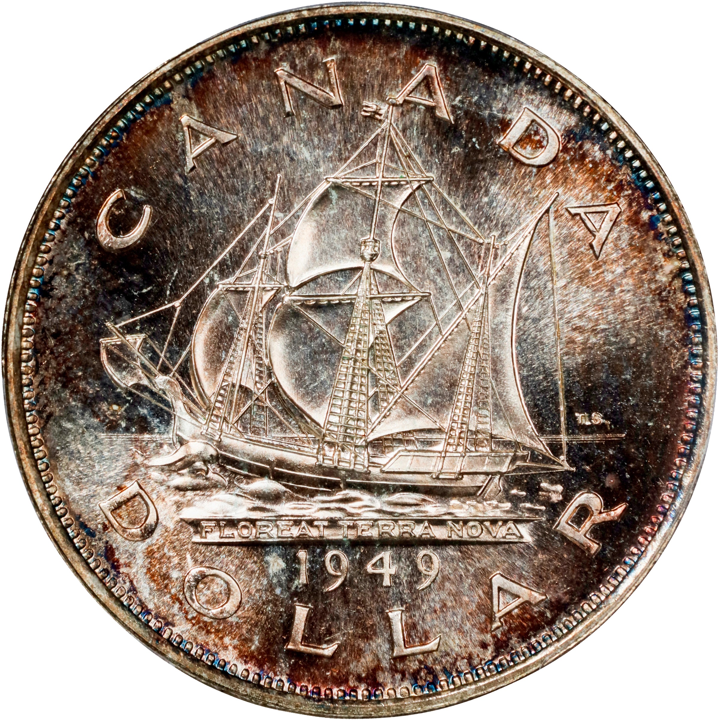 1949 S$1  Newfoundland PL thumbnail 4