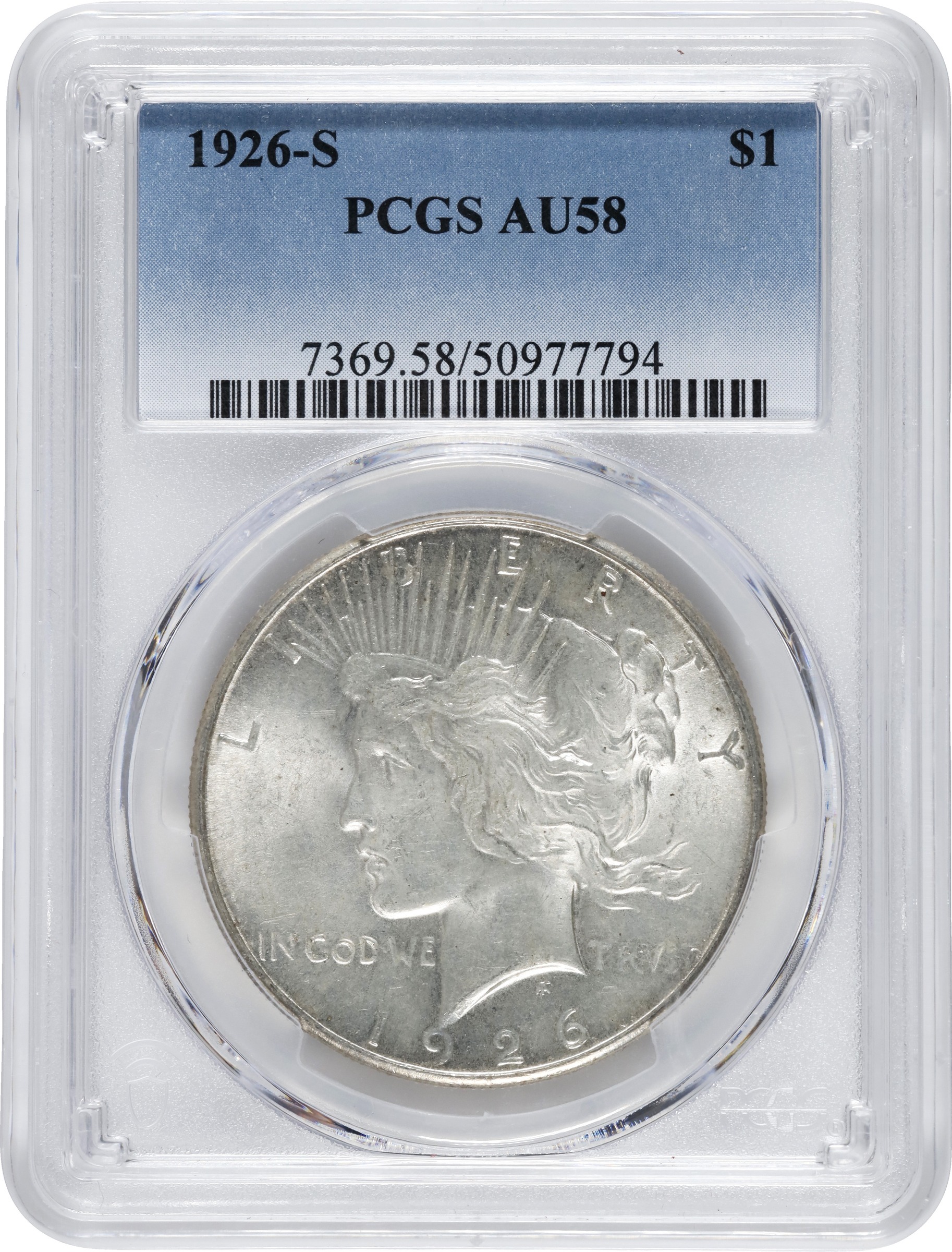 1926-S $1 AU58 thumbnail 3