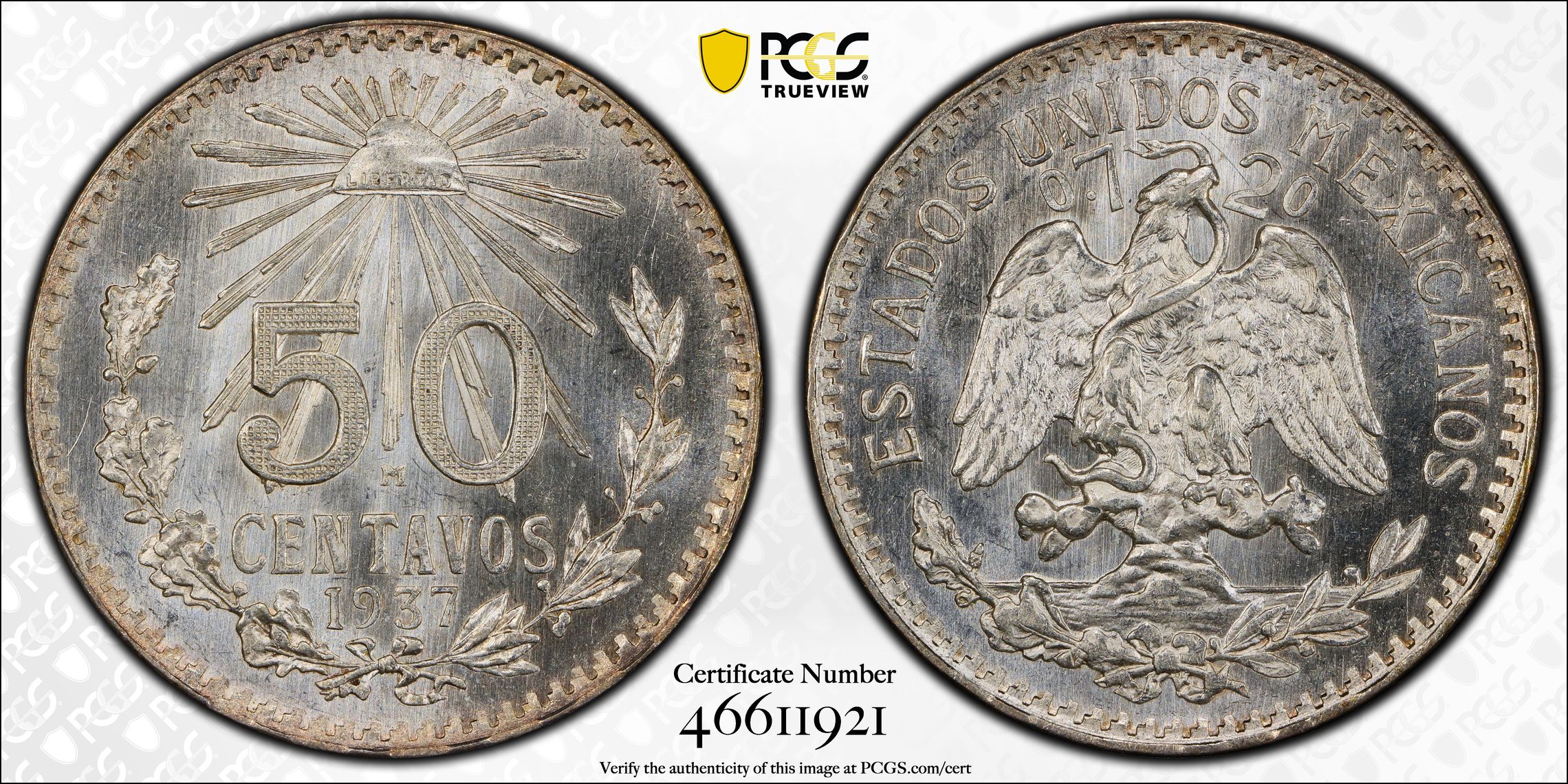 1925-M 50c Type 3, KM-447 MS (KM-447) thumbnail 4