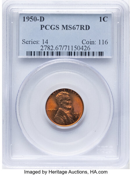 1950-D 1c MS RD thumbnail 4