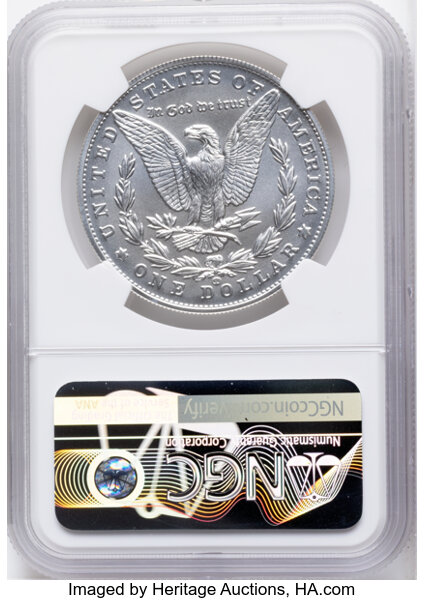 2021-(CC) S$1 Morgan, Privy Mark, 100th Anniversary MS70 thumbnail 8