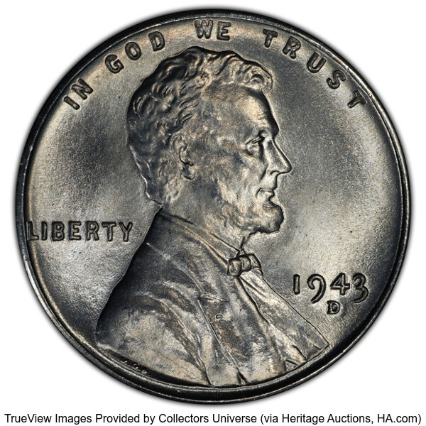 1943-D 1c Steel MS thumbnail 6