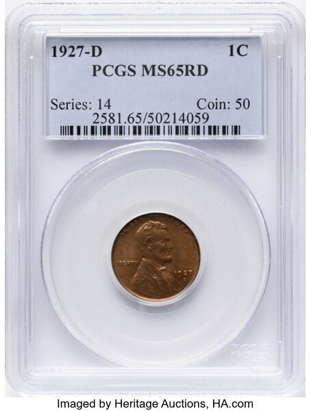 1927-D 1c MS RD thumbnail 6