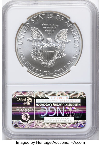 2013-(W) $1  Silver Eagle, Struck at West Point Mint MS70 CAC thumbnail 23