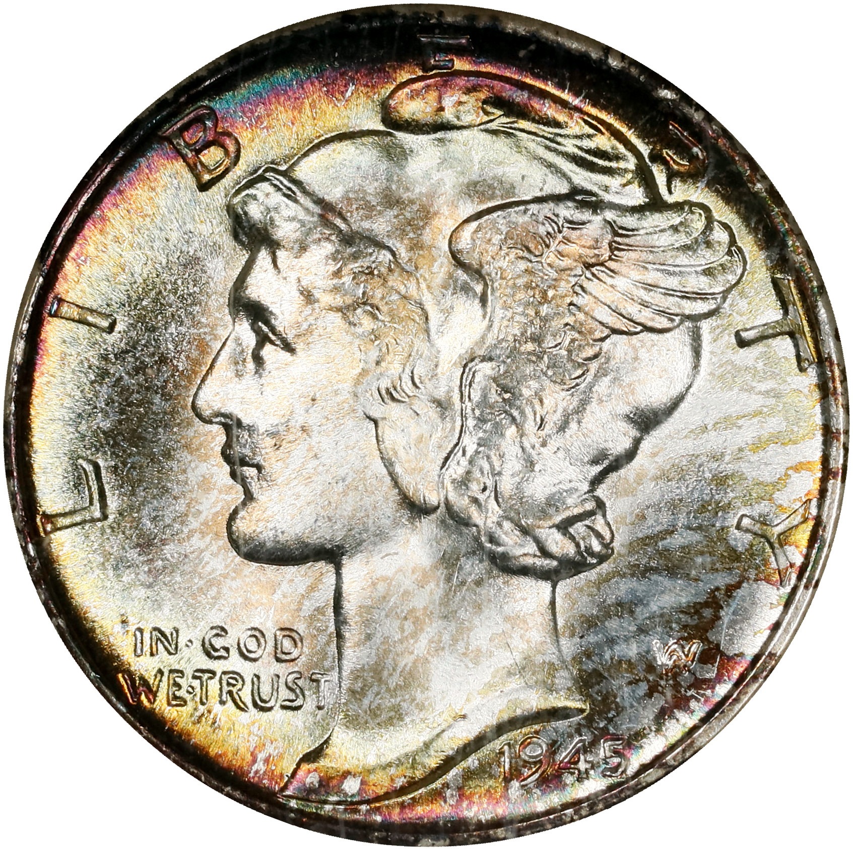 1945-D 10c MS thumbnail 4