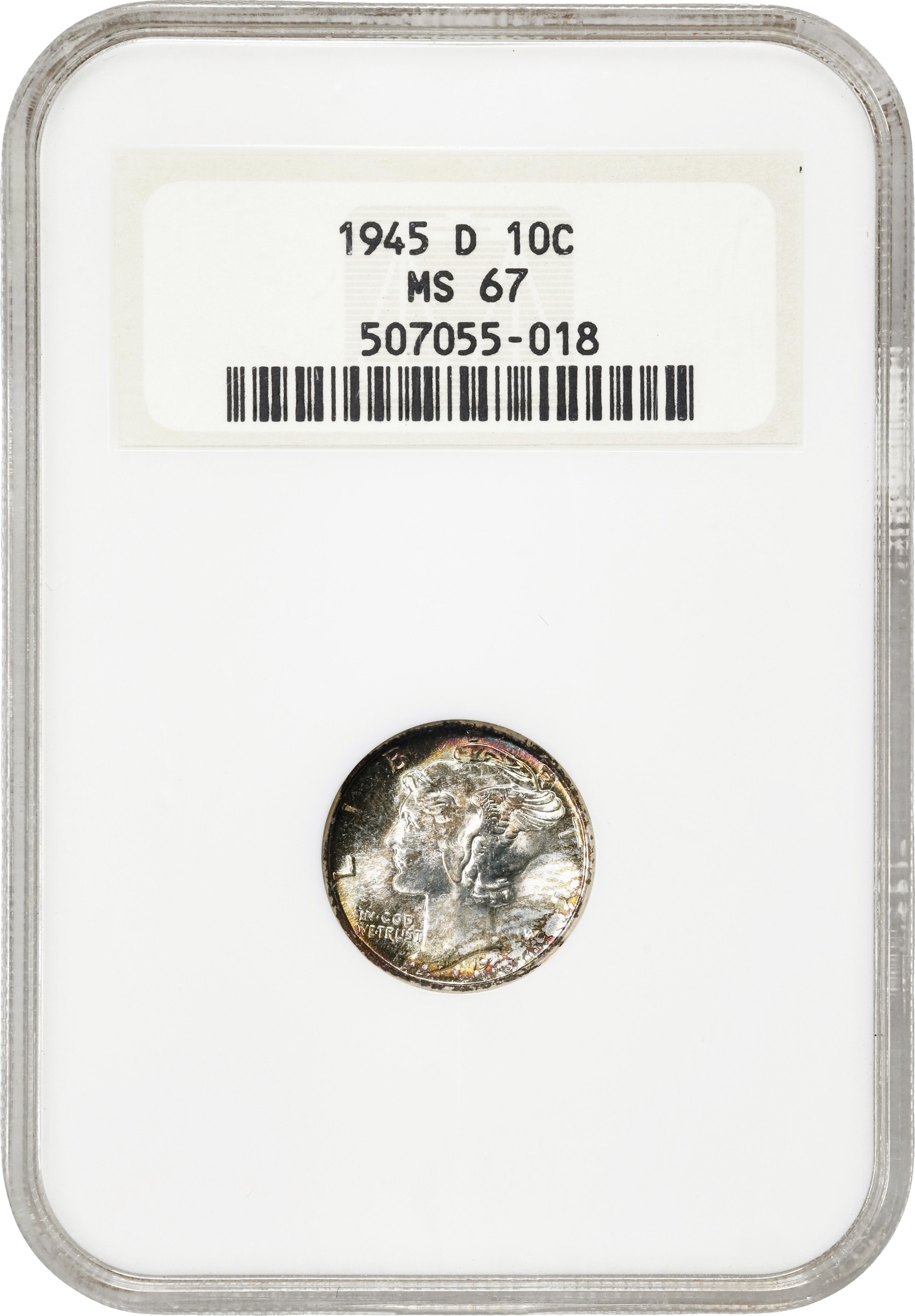 1945-D 10c MS67 thumbnail 5
