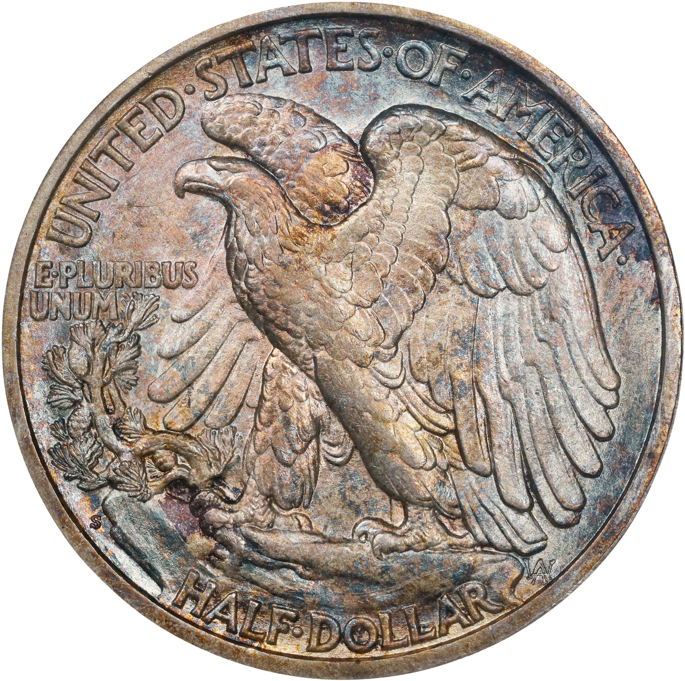 1917-S 50c Mintmark Reverse MS62 thumbnail 2