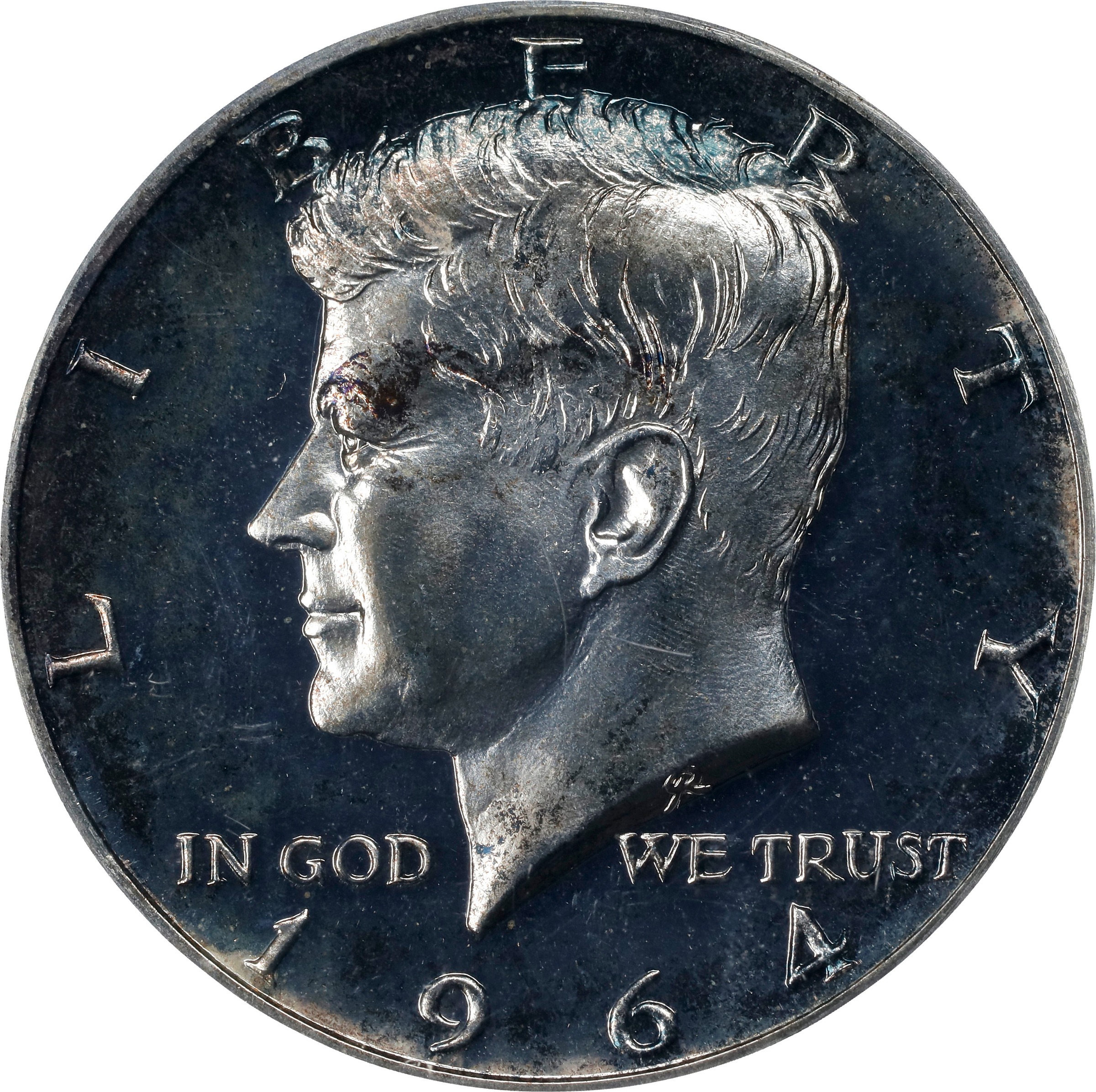 1964 50c Accented Hair, FS-401 PR thumbnail 3