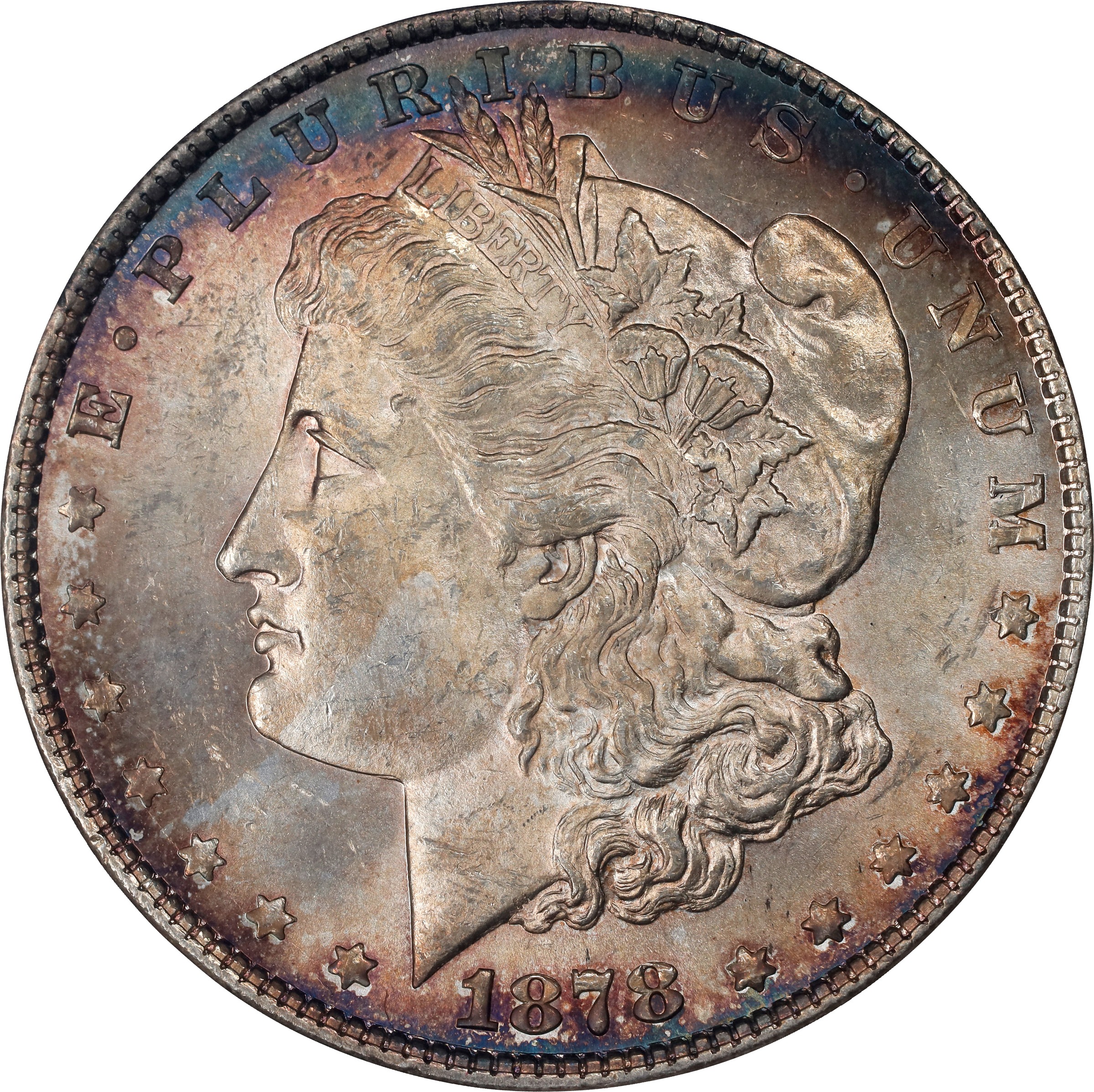 1878 8TF $1  Clashed Dies, VAM-2A MS thumbnail 4