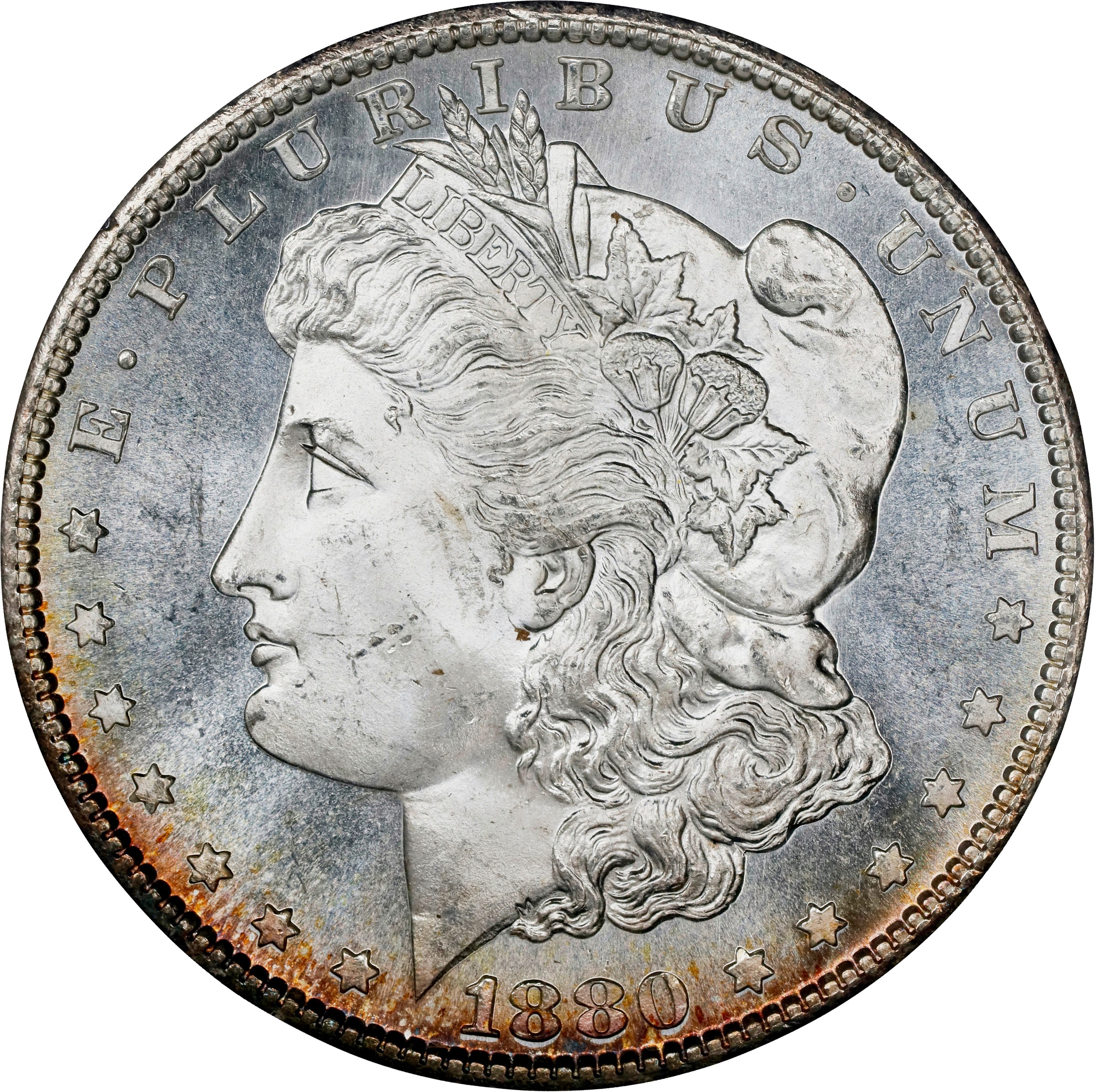 1880-S $1  Doubled Date, VAM-63  MS thumbnail 3