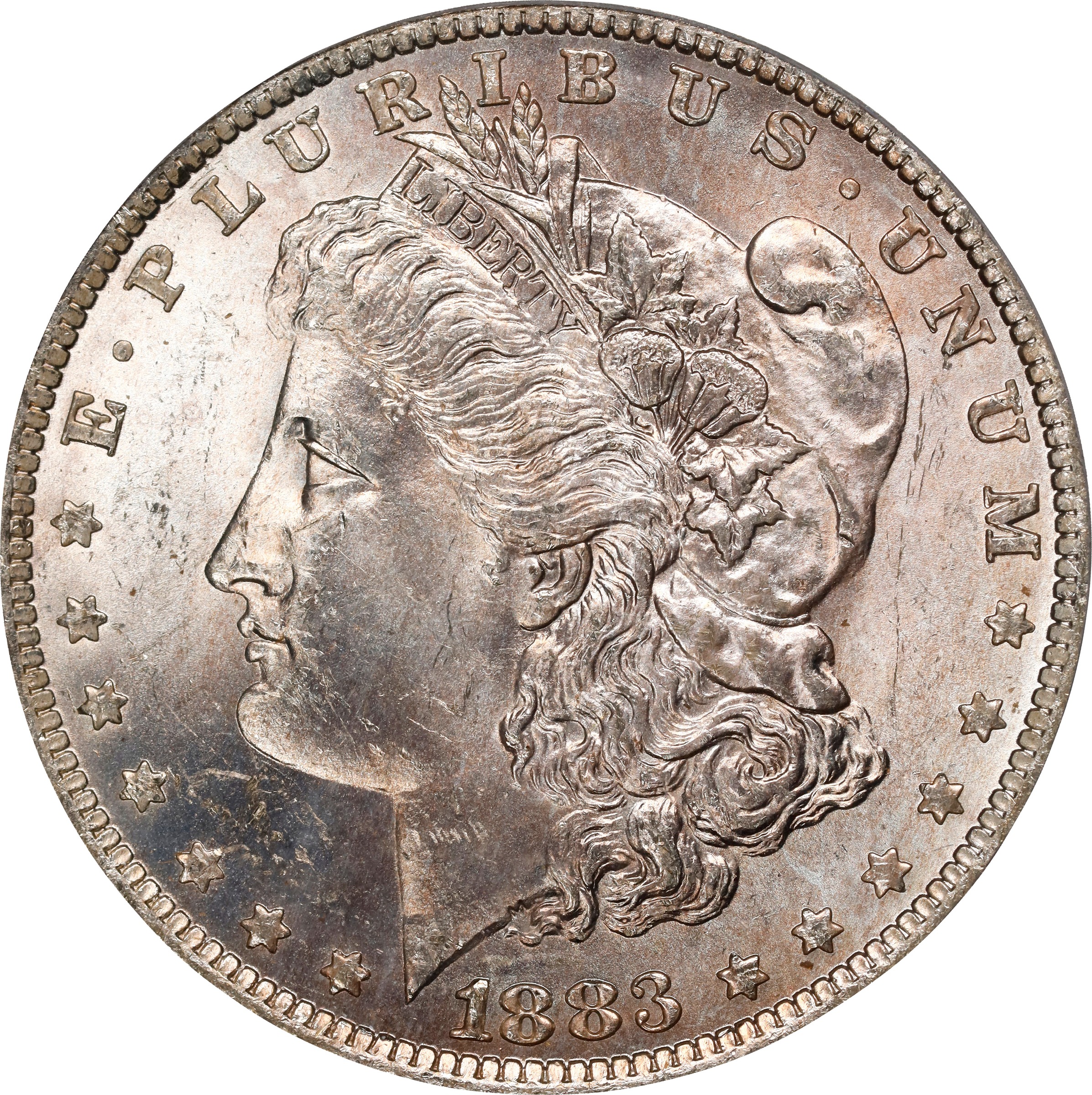 1883-O $1  Clashed Reverse M, VAM-1F3 MS thumbnail 5
