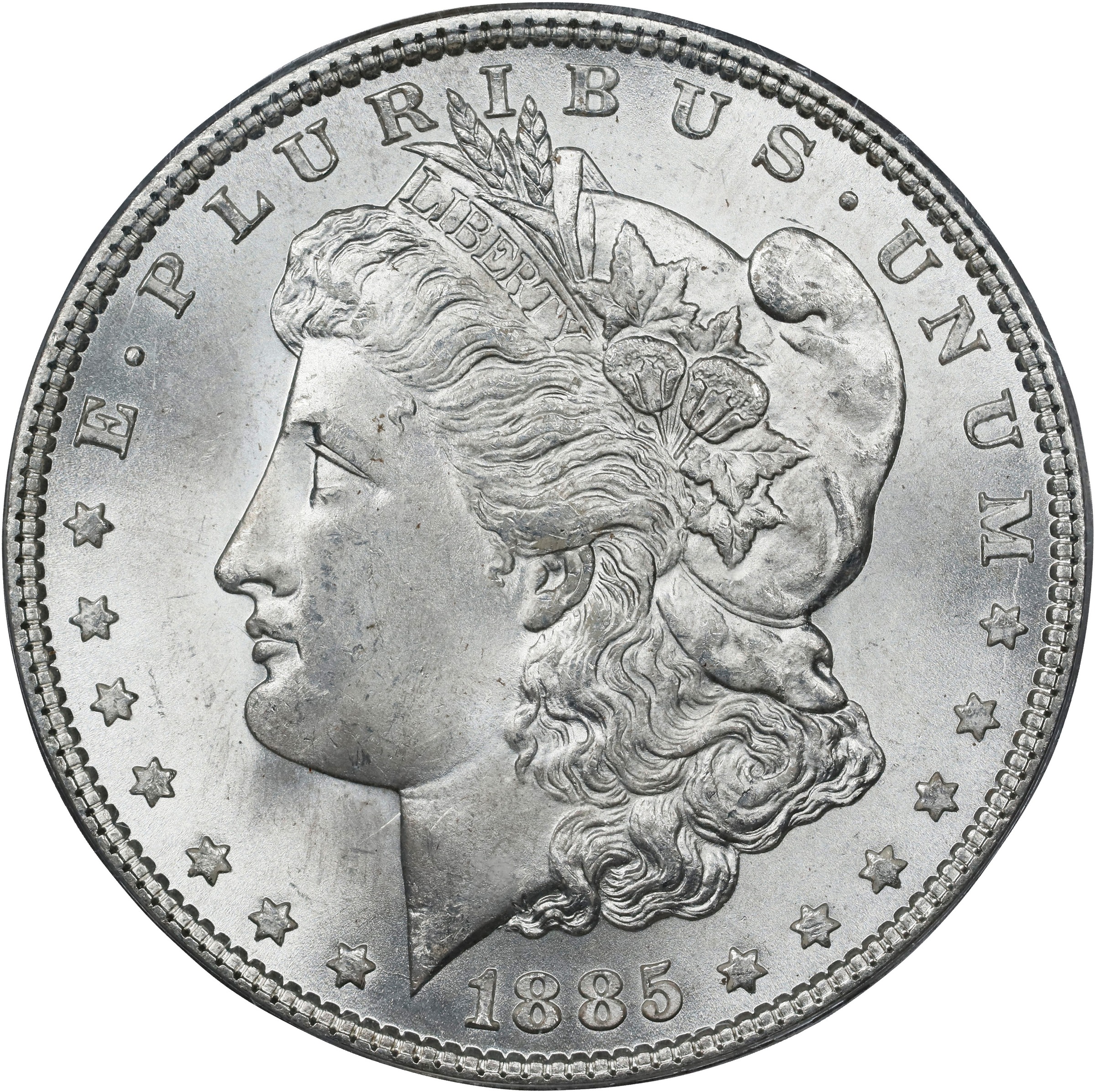 1885 $1  Clashed Dies, VAM-9A MS thumbnail 5