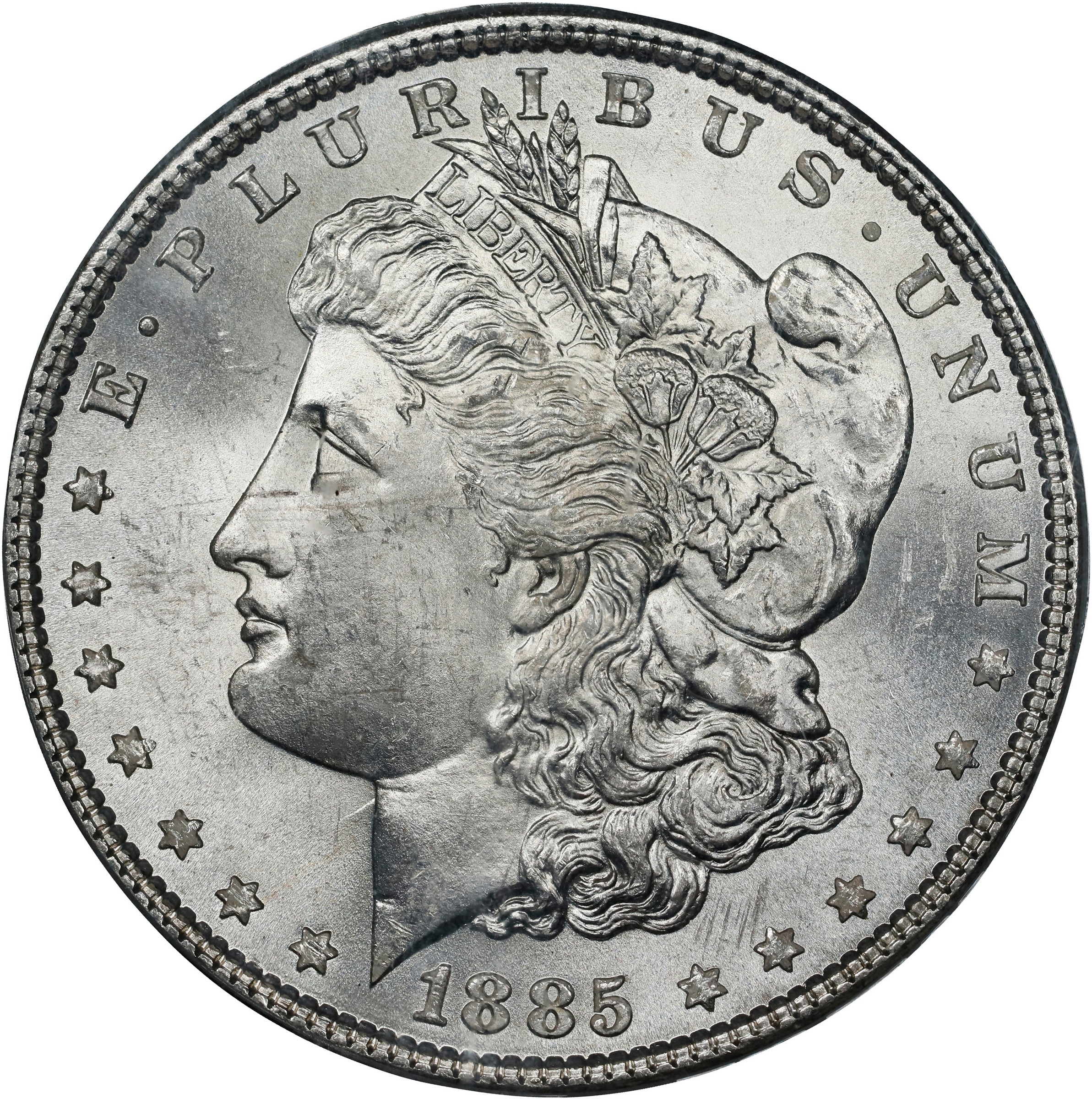 1885 $1  Clashed Dies, VAM-9A MS thumbnail 6