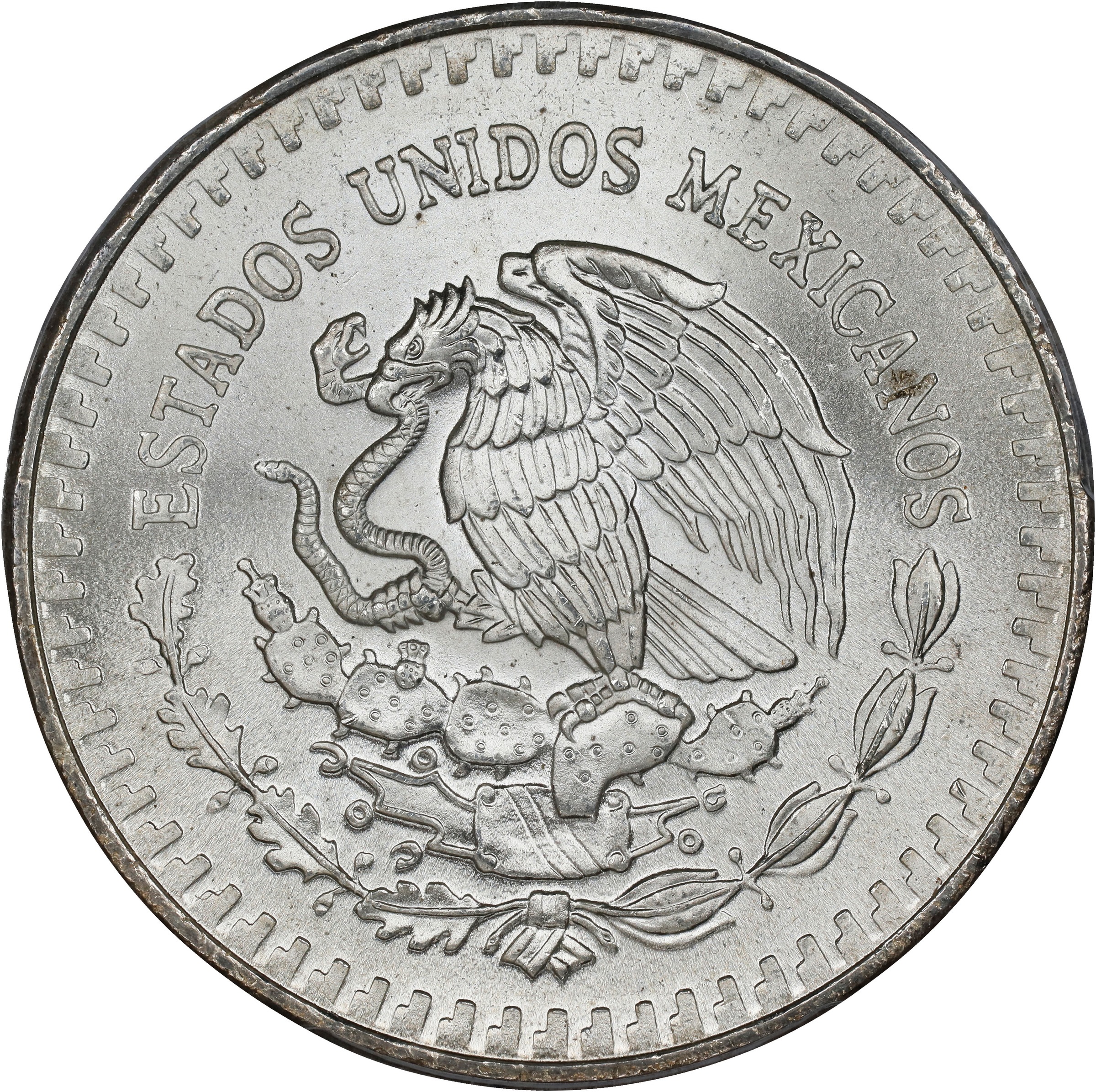 1982-Mo 1 Onza Libertad, Silver MS (KM-494.1) thumbnail 7