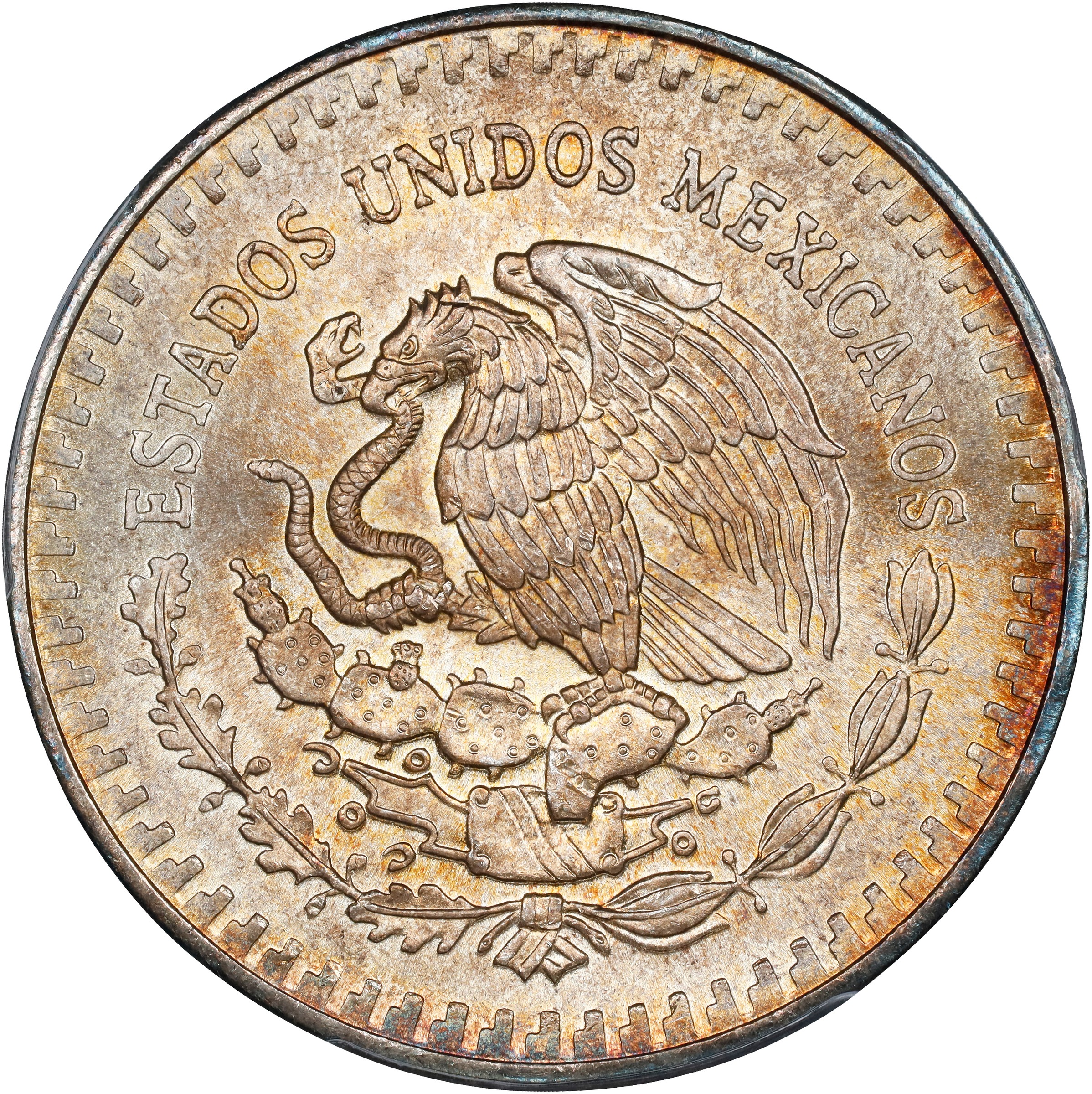 1982-Mo 1 Onza Libertad, Silver MS (KM-494.1) thumbnail 8