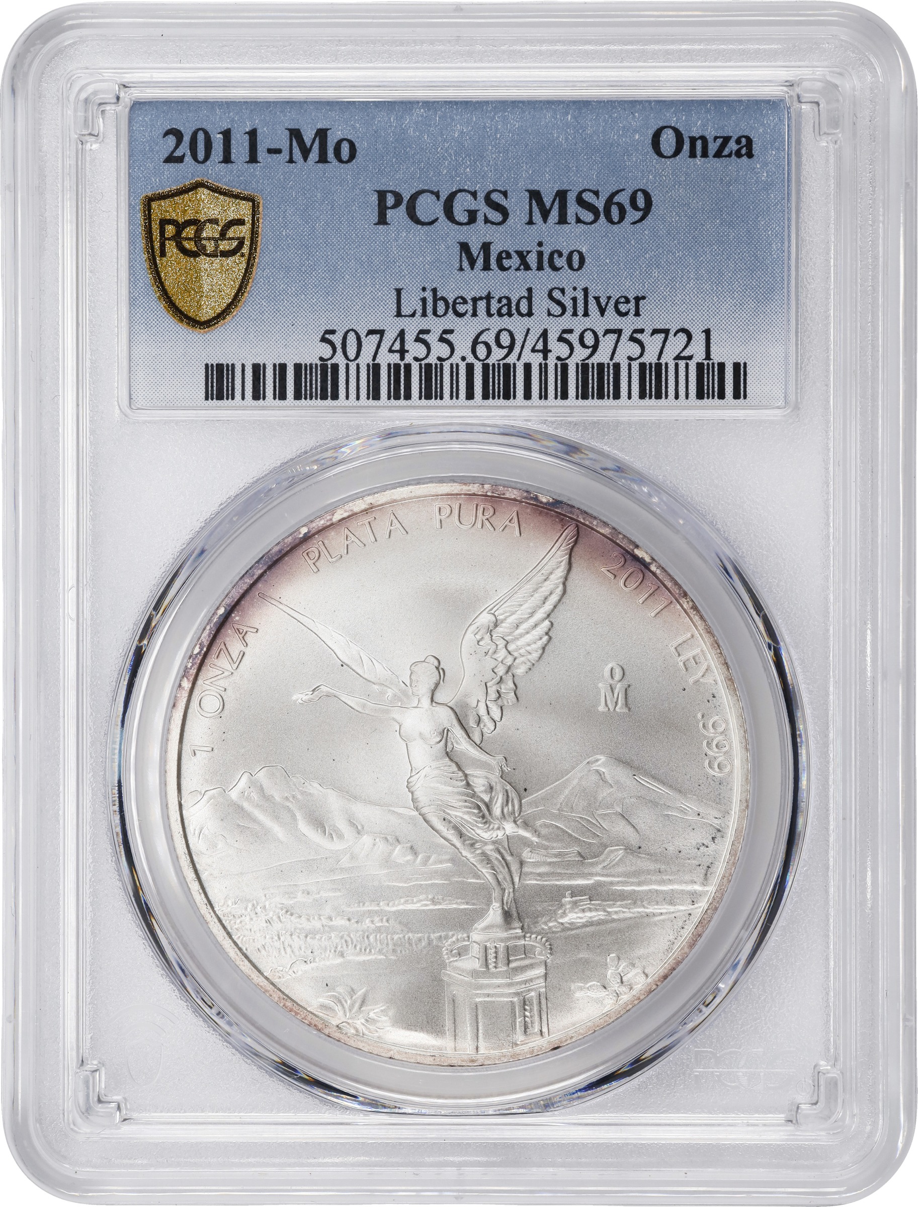 1999-Mo 1 Onza Libertad, Silver MS (KM-613) thumbnail 8