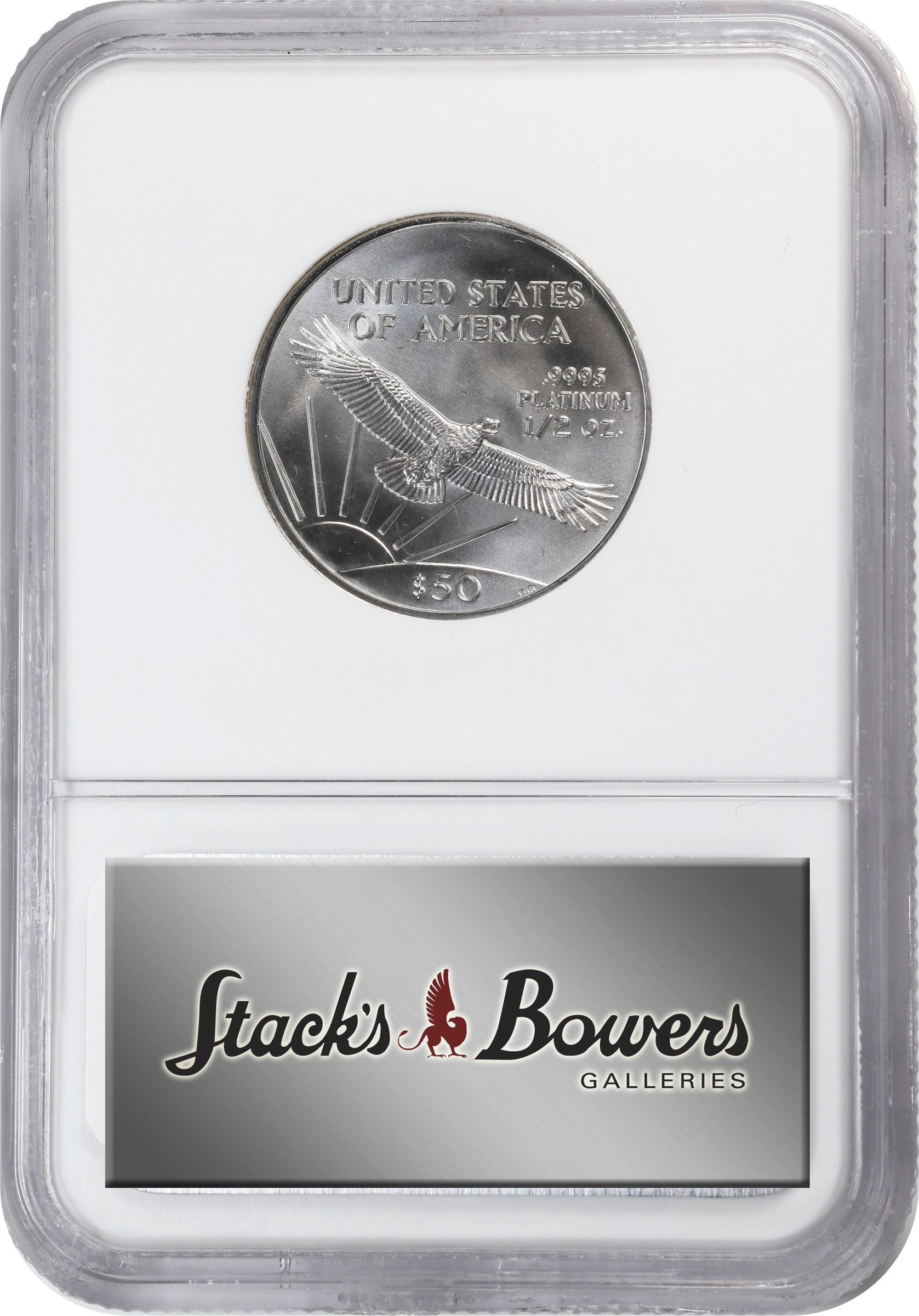 2007 P$50  Platinum Eagle OGP thumbnail 8