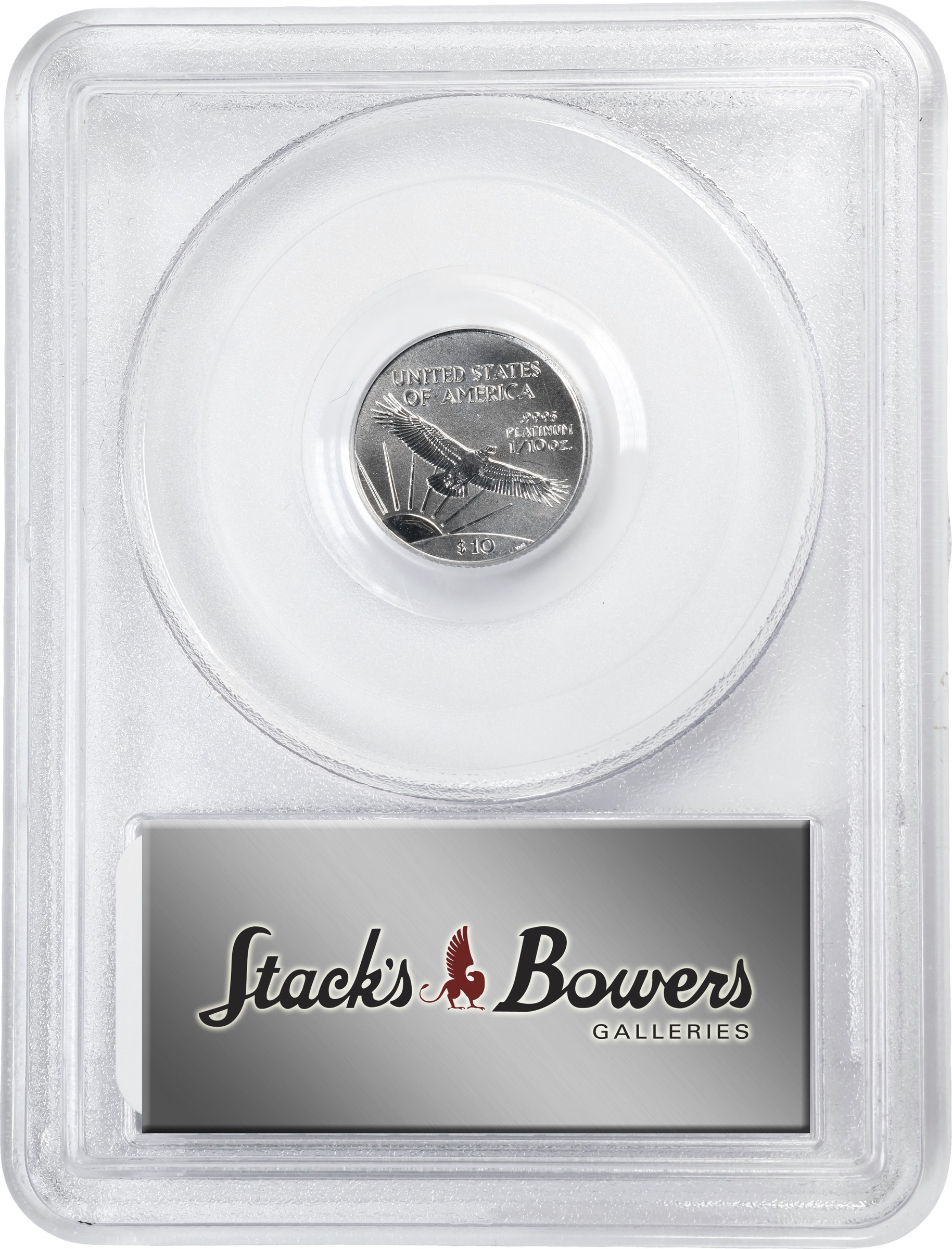 1997 $10  Platinum Eagle OGP thumbnail 2