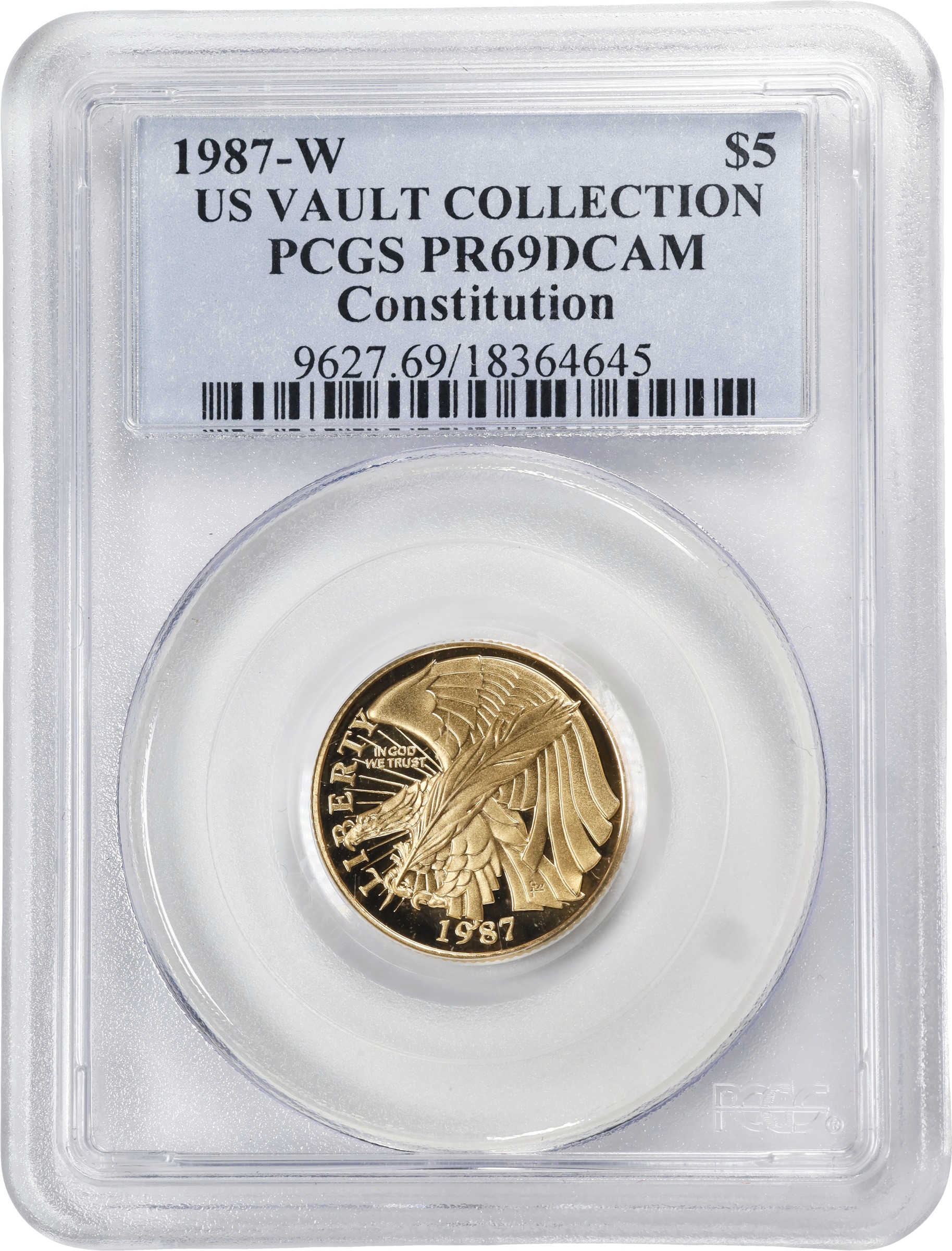 Image for Gold Commemorative G$5  PR DCAM [Type] PR69 DCAM