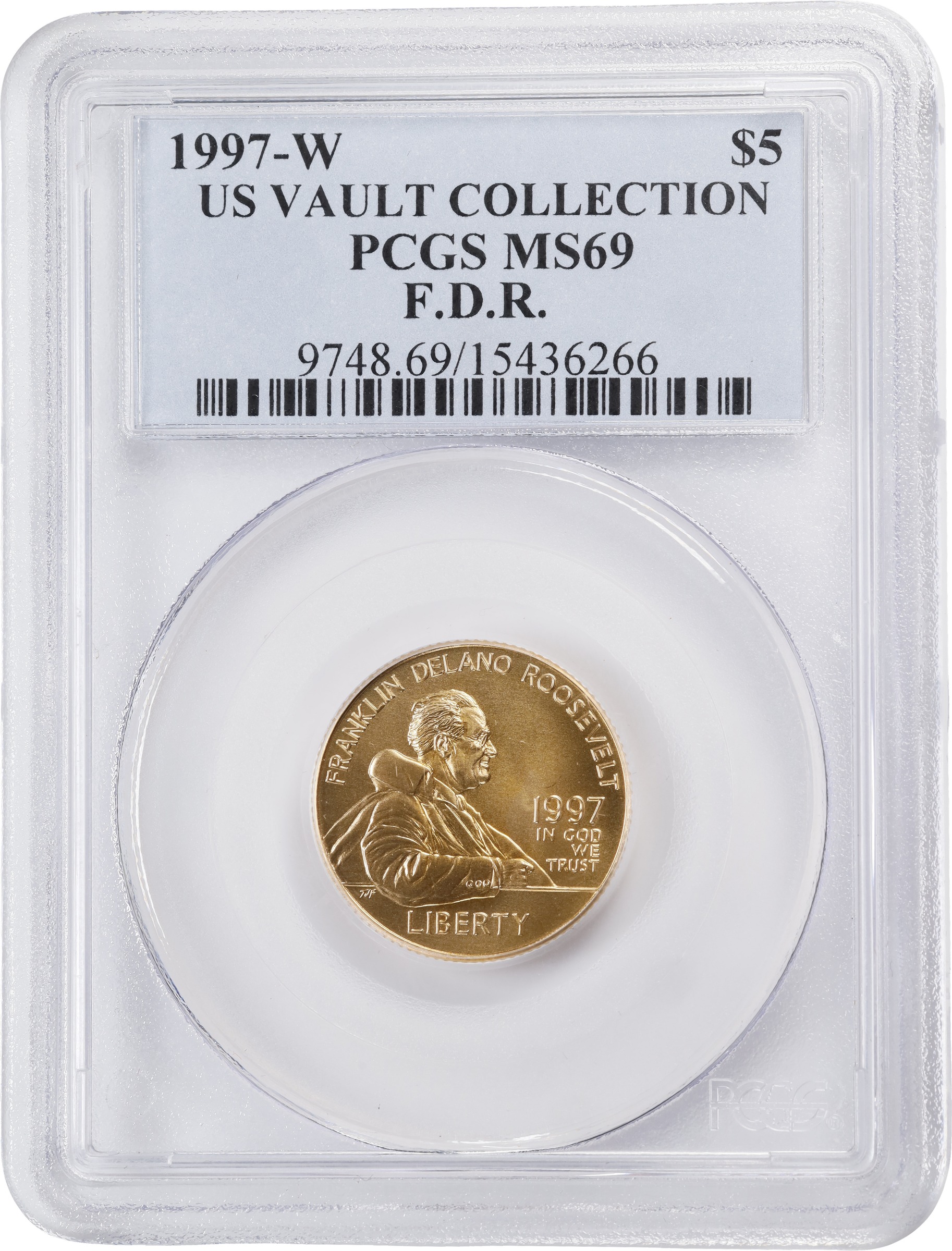 Gold Commemorative G$5 [Type] OGP thumbnail 5