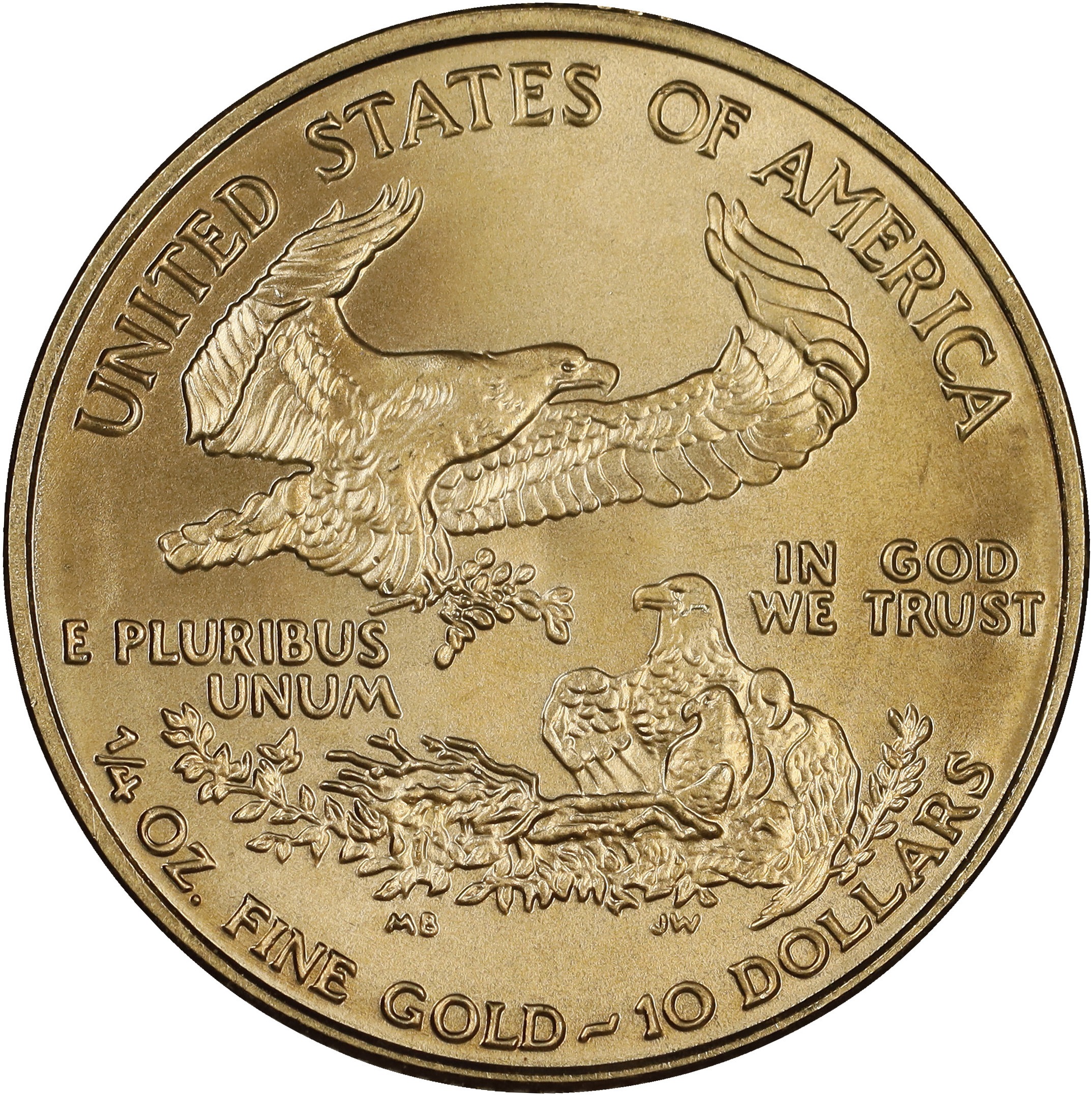 2001 $10  Gold Eagle OGP thumbnail 2