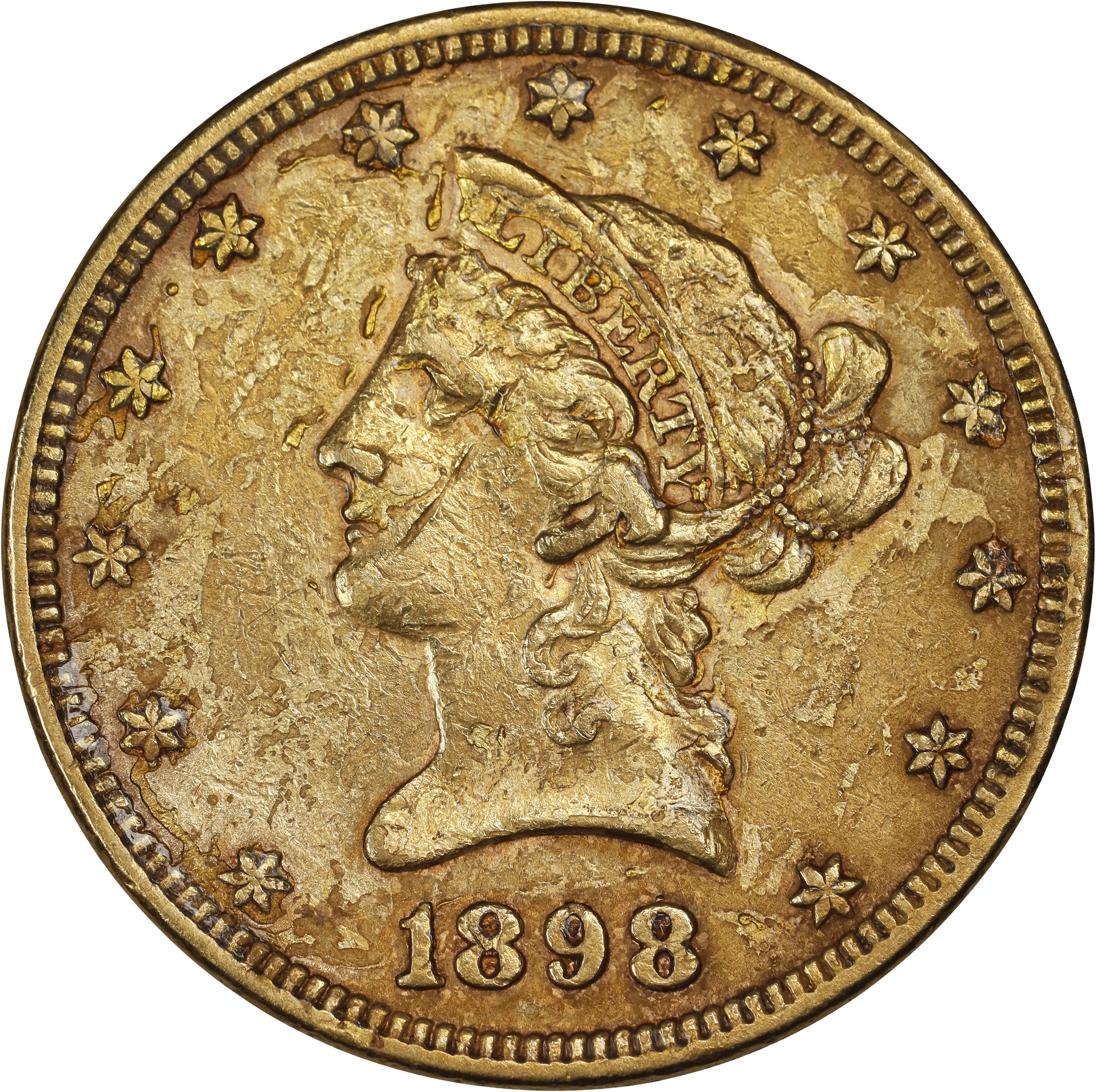 1898 $10  MS PL thumbnail 2
