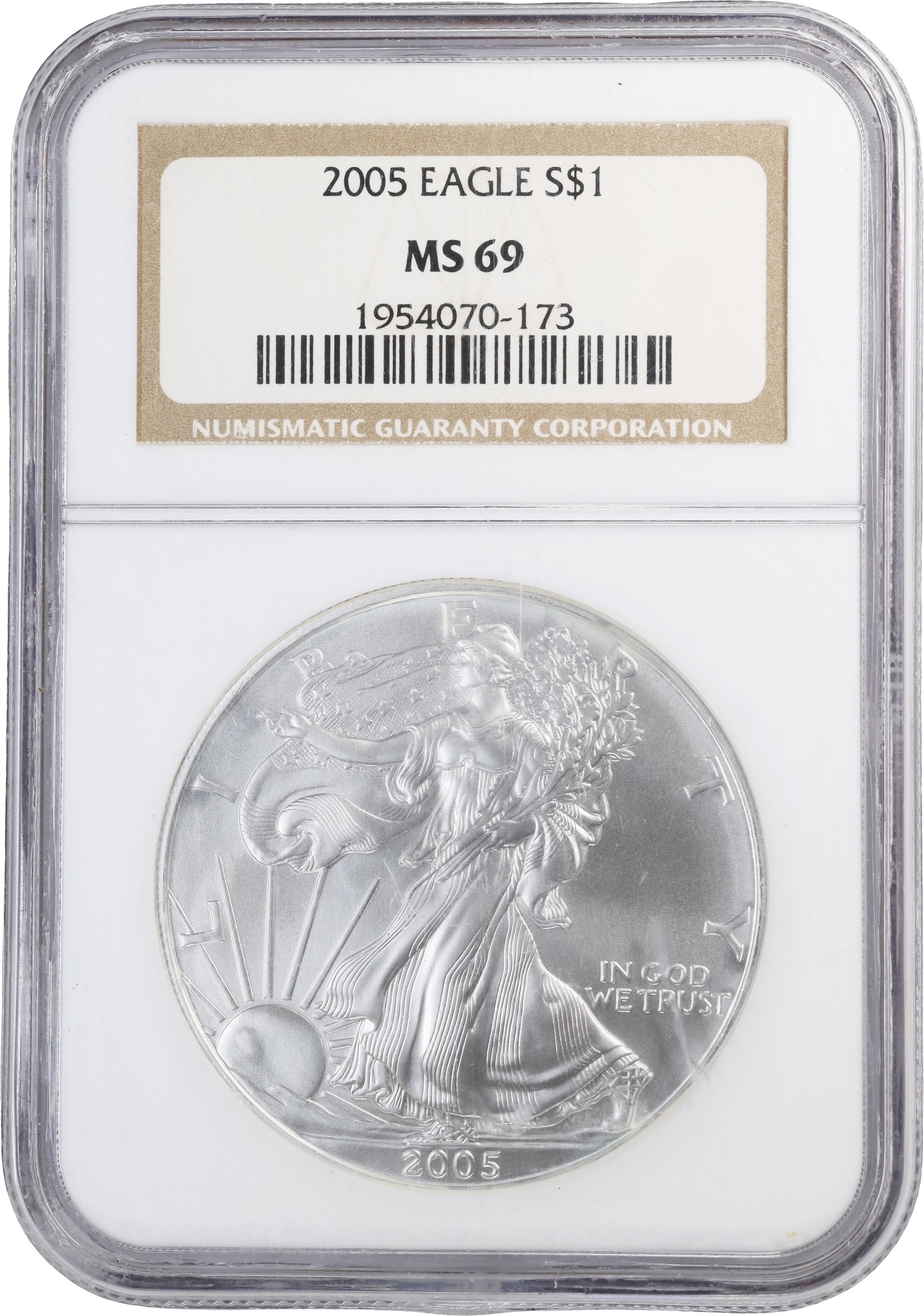 Image for 2005 $1  Silver Eagle OGP