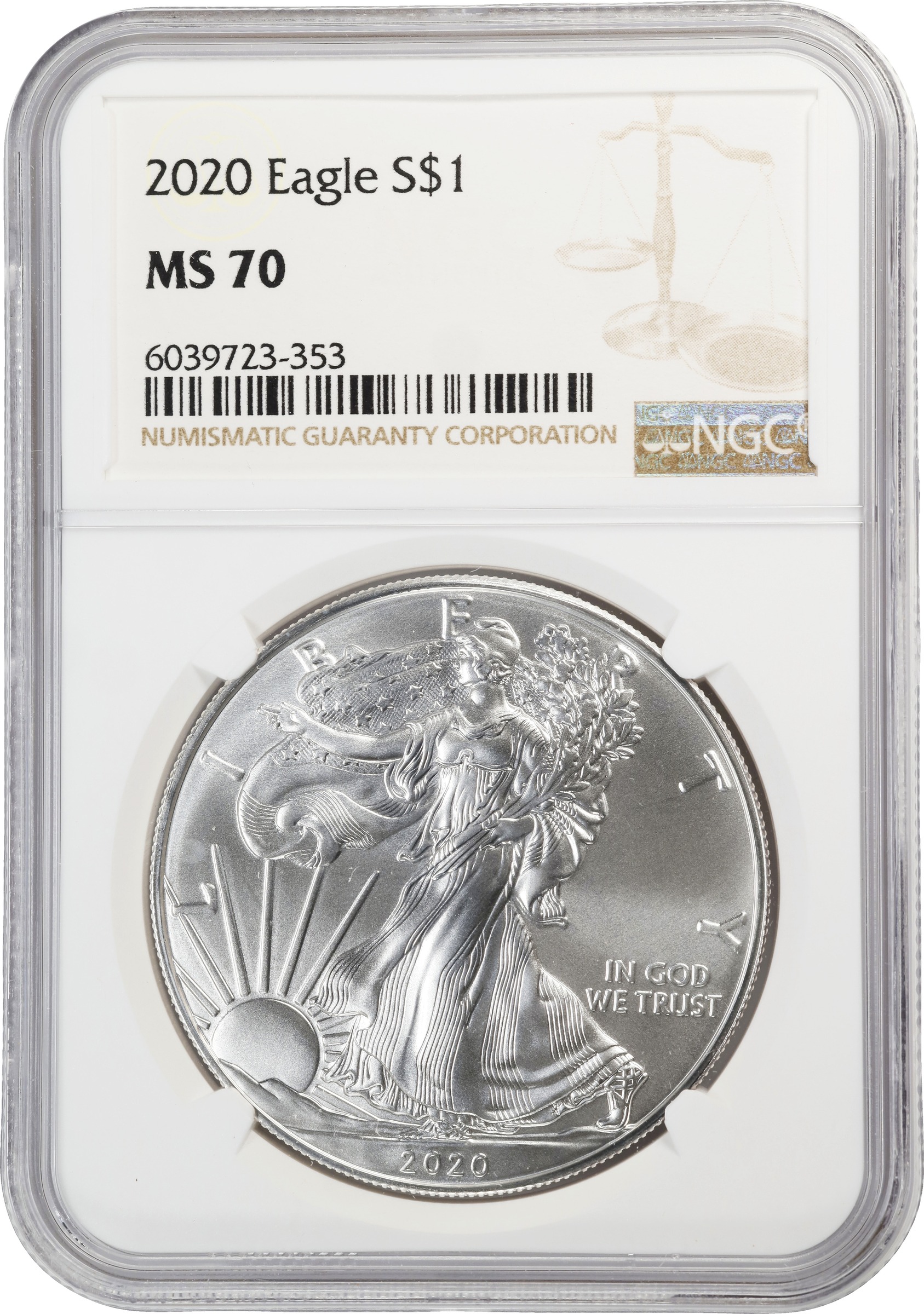 2020 $1  Silver Eagle OGP thumbnail 23