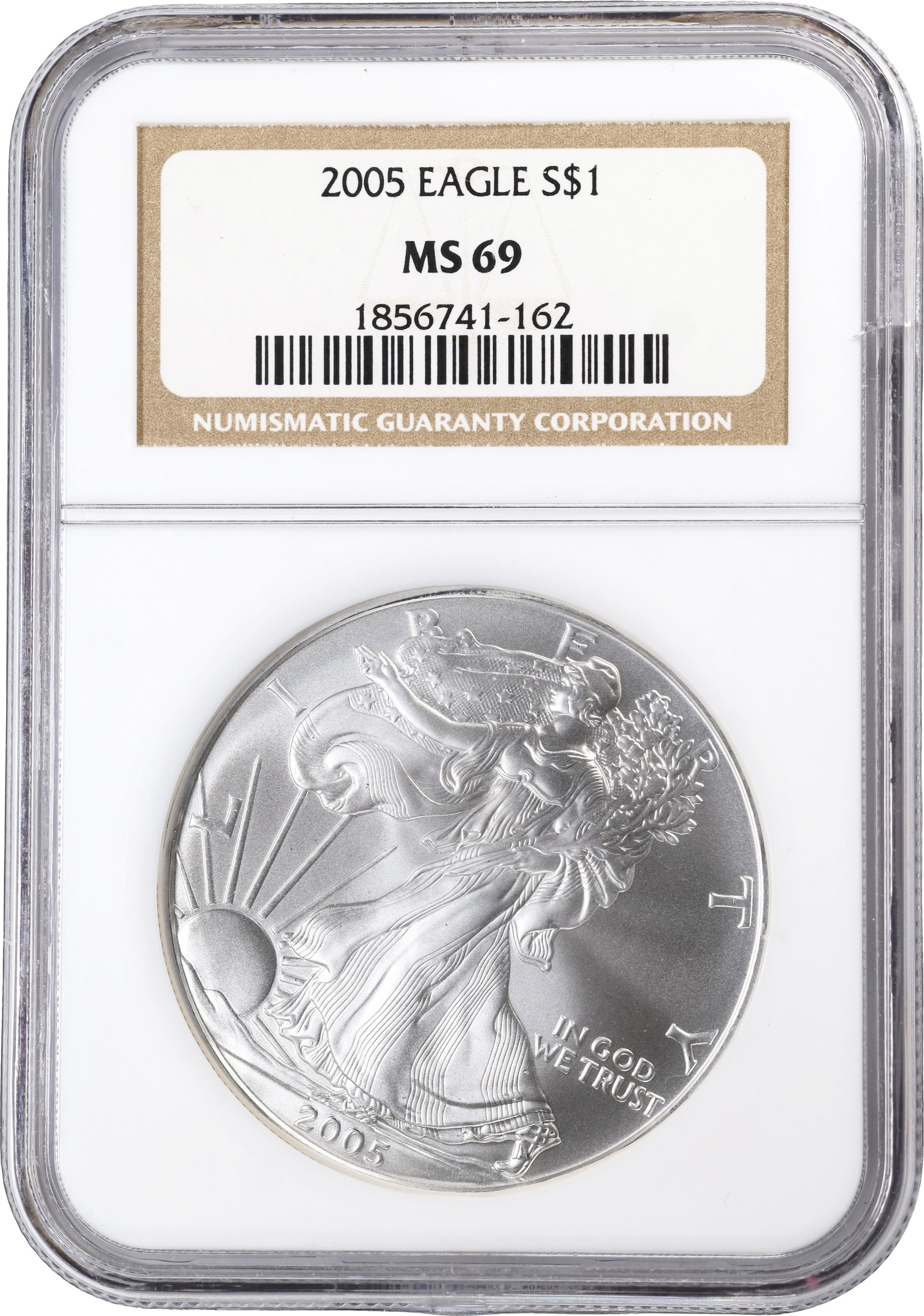 Image for 1986 $1  Silver Eagle OGP