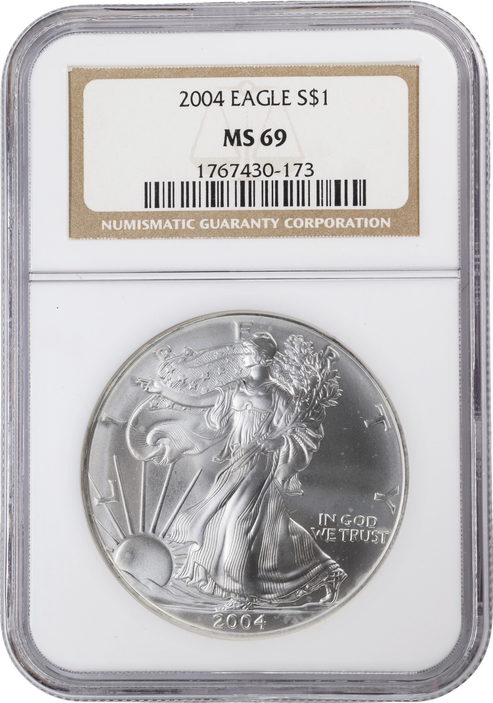 1986 $1  Silver Eagle OGP thumbnail 3