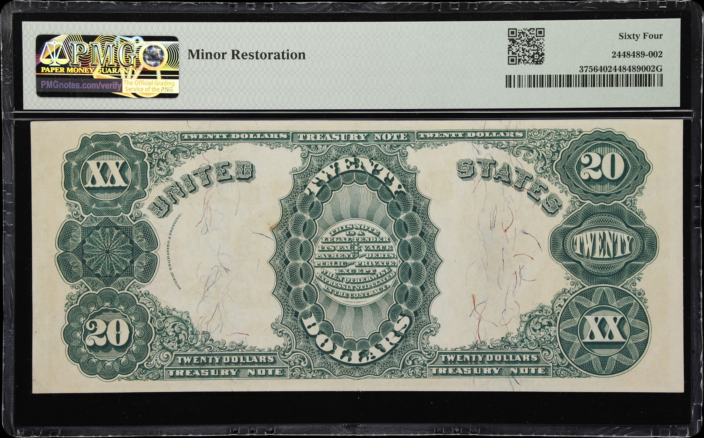1891 $20  (Fr. 375) thumbnail 12