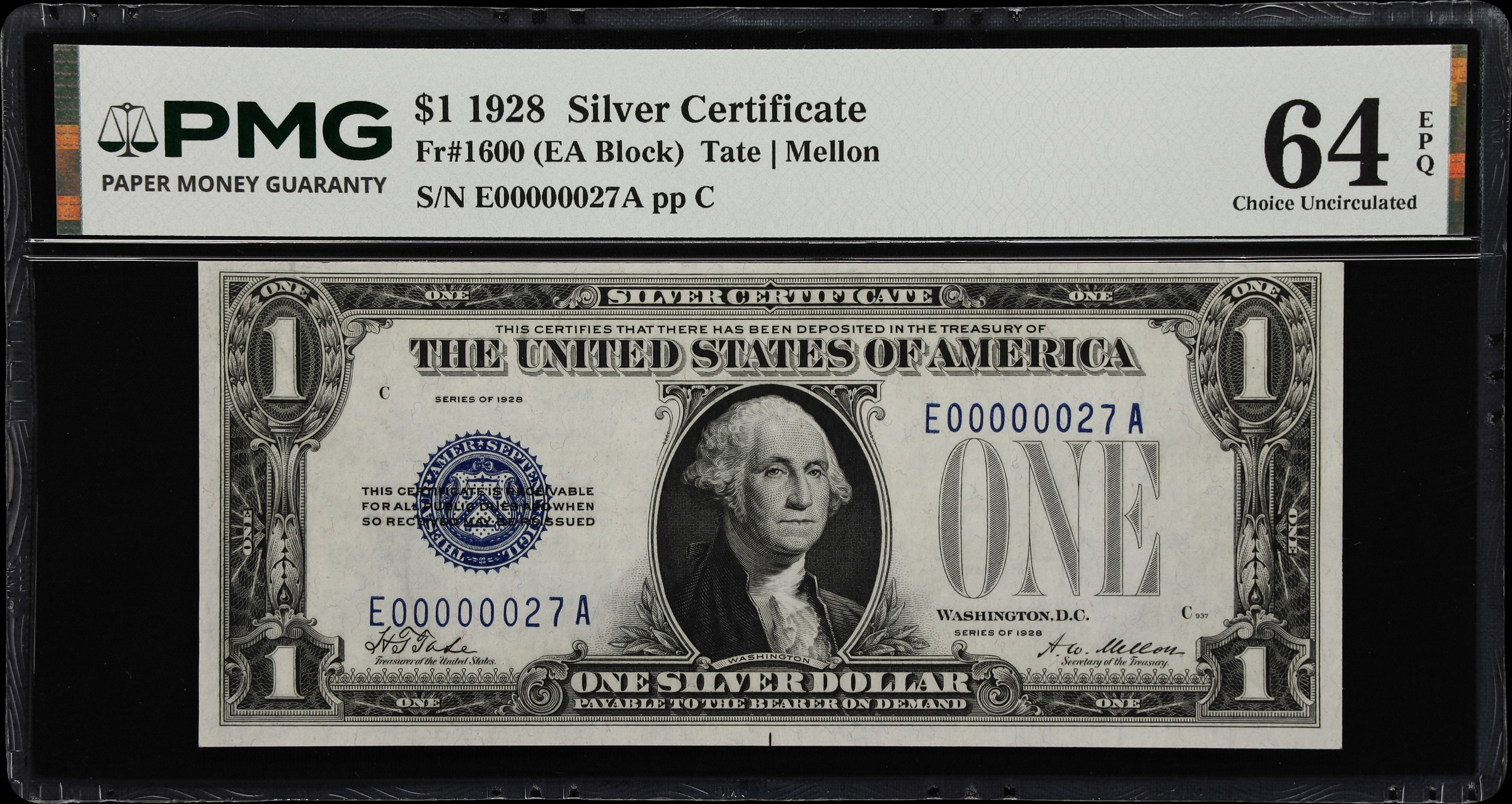 1928 $1  (Fr. 1600) thumbnail 4