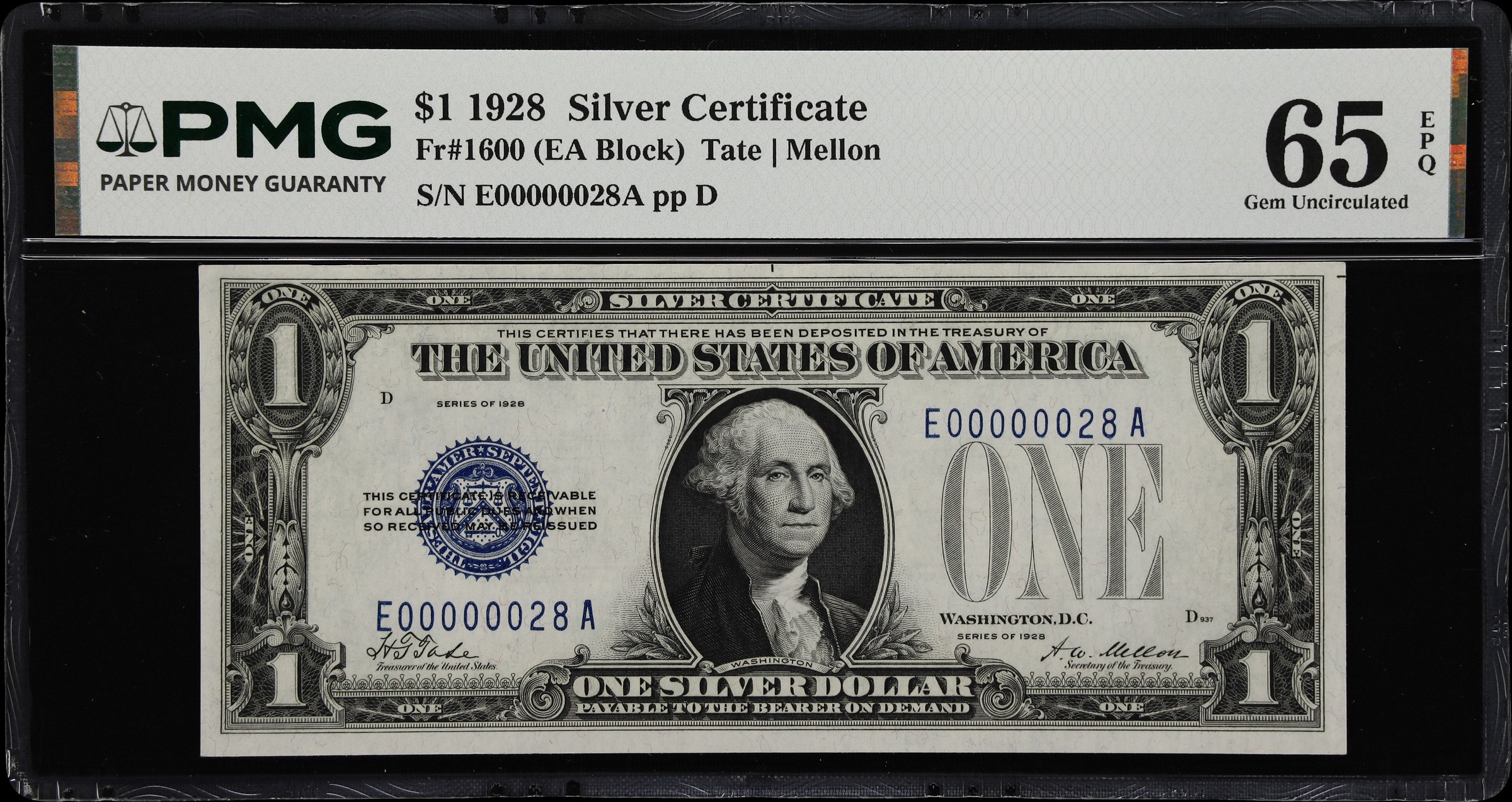 1928 $1  (Fr. 1600) thumbnail 5