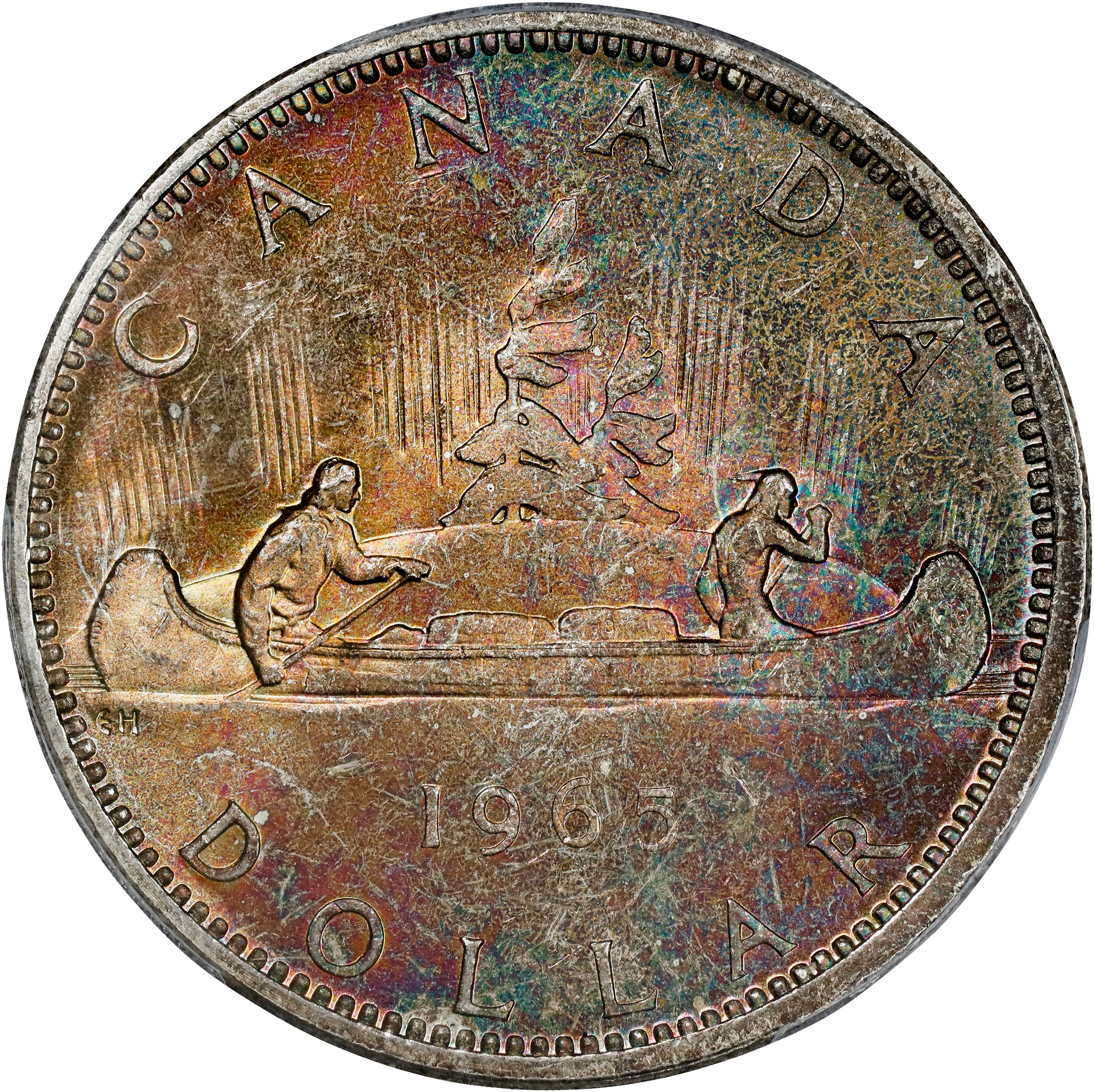 1965 S$1 Type 4 MS thumbnail 4