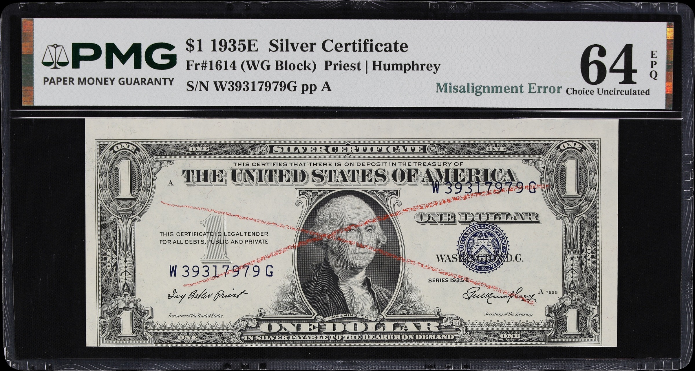 1935E $1  (Fr. 1614) thumbnail 4