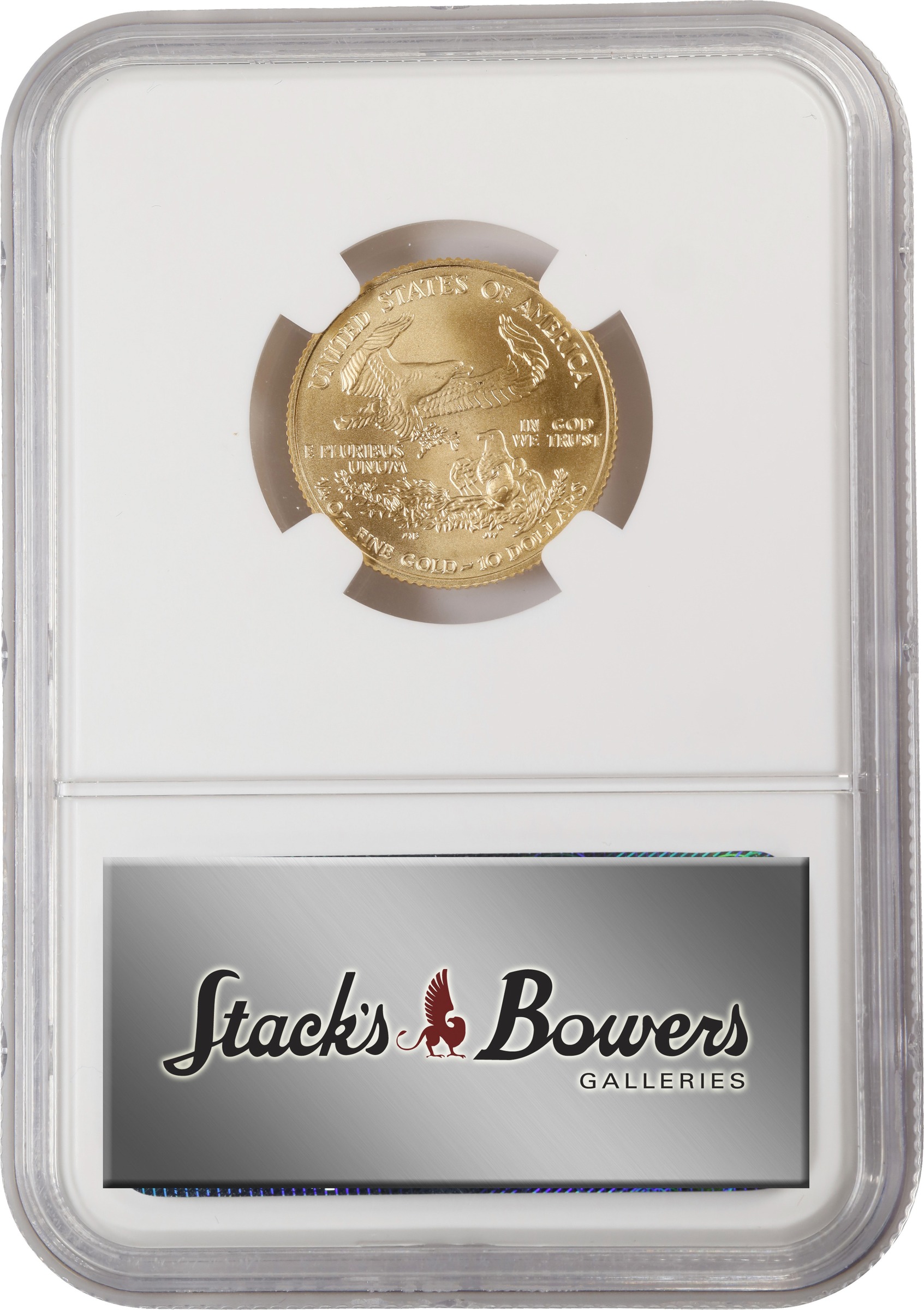 2008-W $10  Gold Eagle, Burnished OGP thumbnail 2