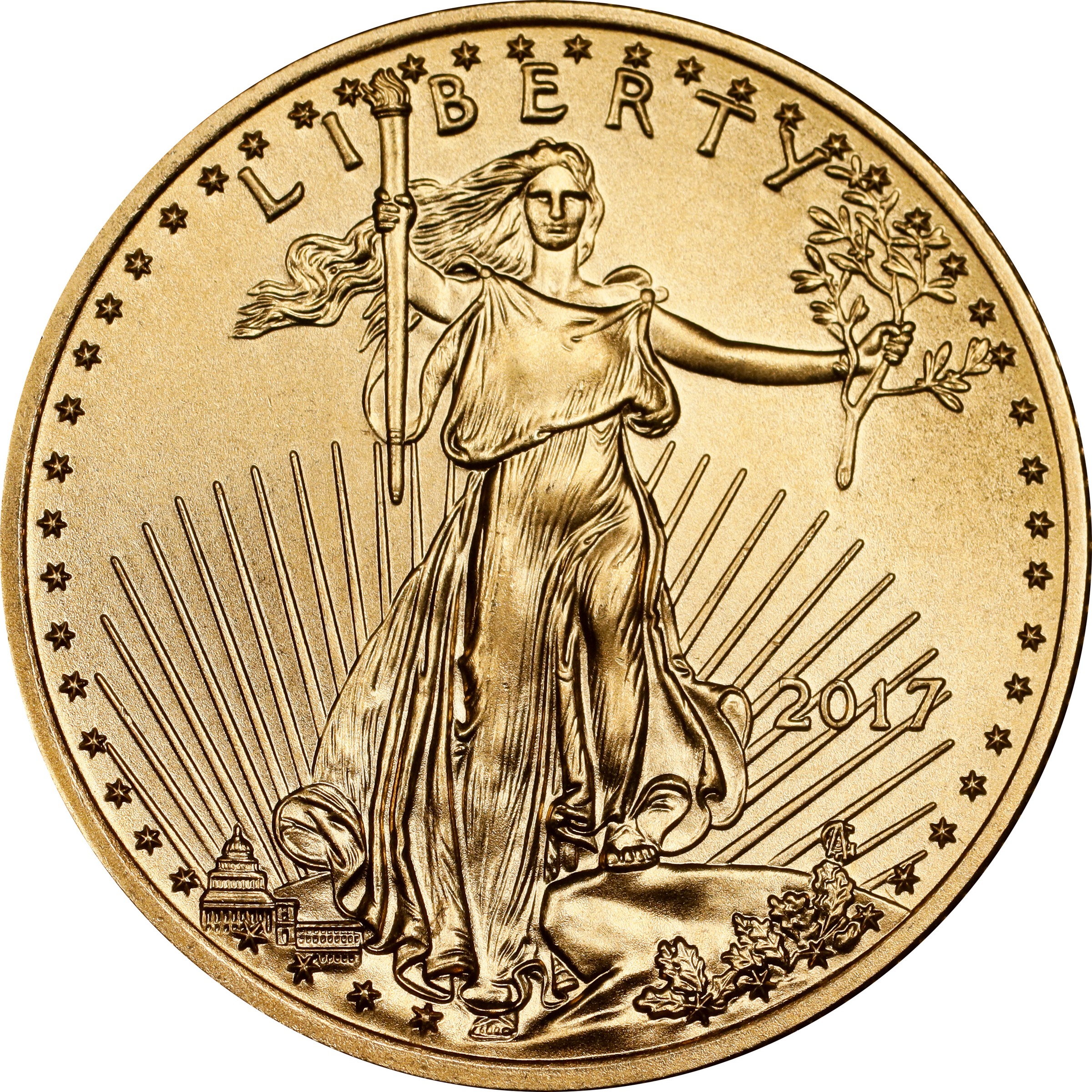 2017 $10  Gold Eagle MS thumbnail 2