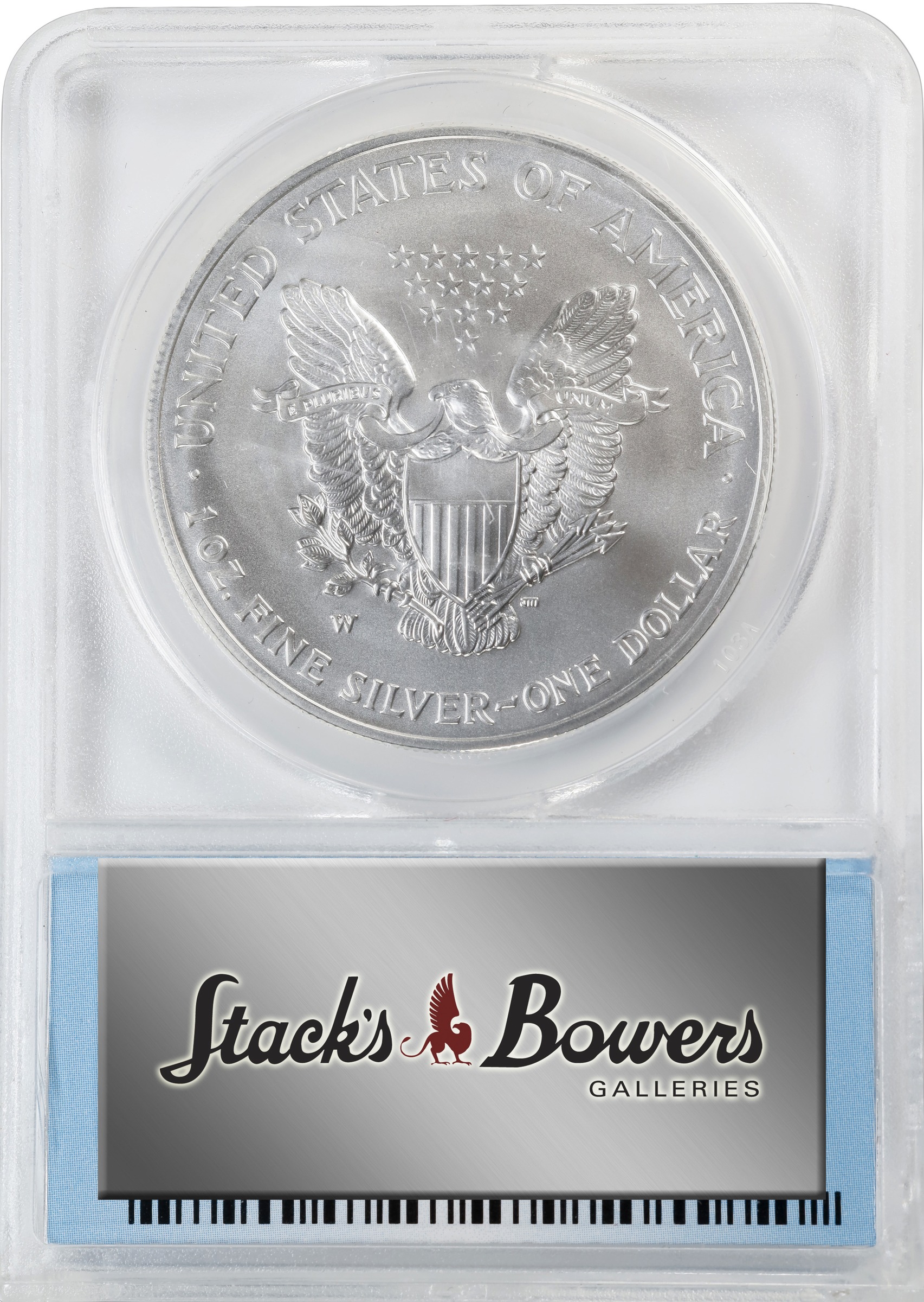 2006-W $1  Silver Eagle, Burnished OGP thumbnail 2