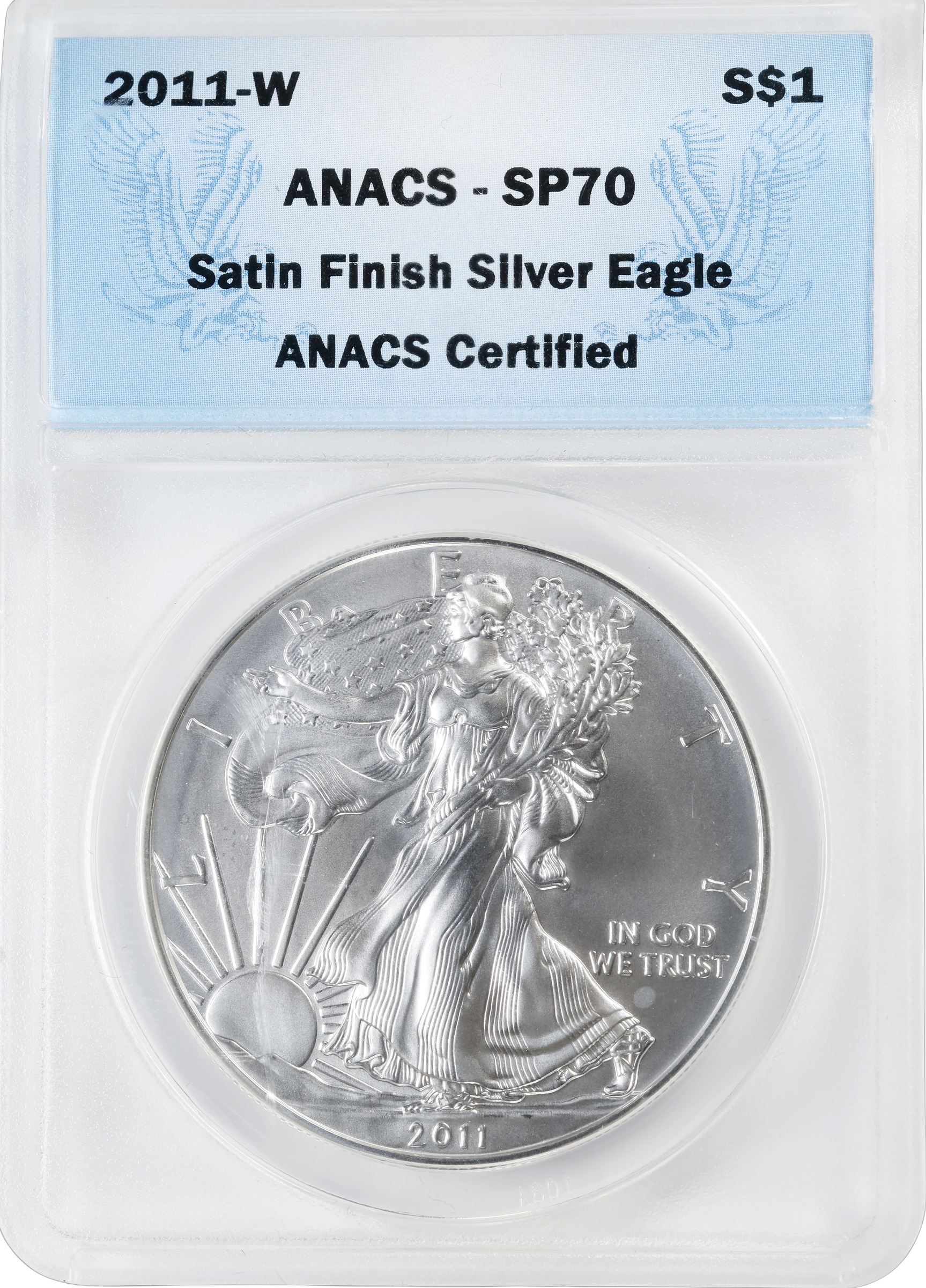 Image for 2011-W $1  Silver Eagle, 25th Anniversary PR DCAM OGP