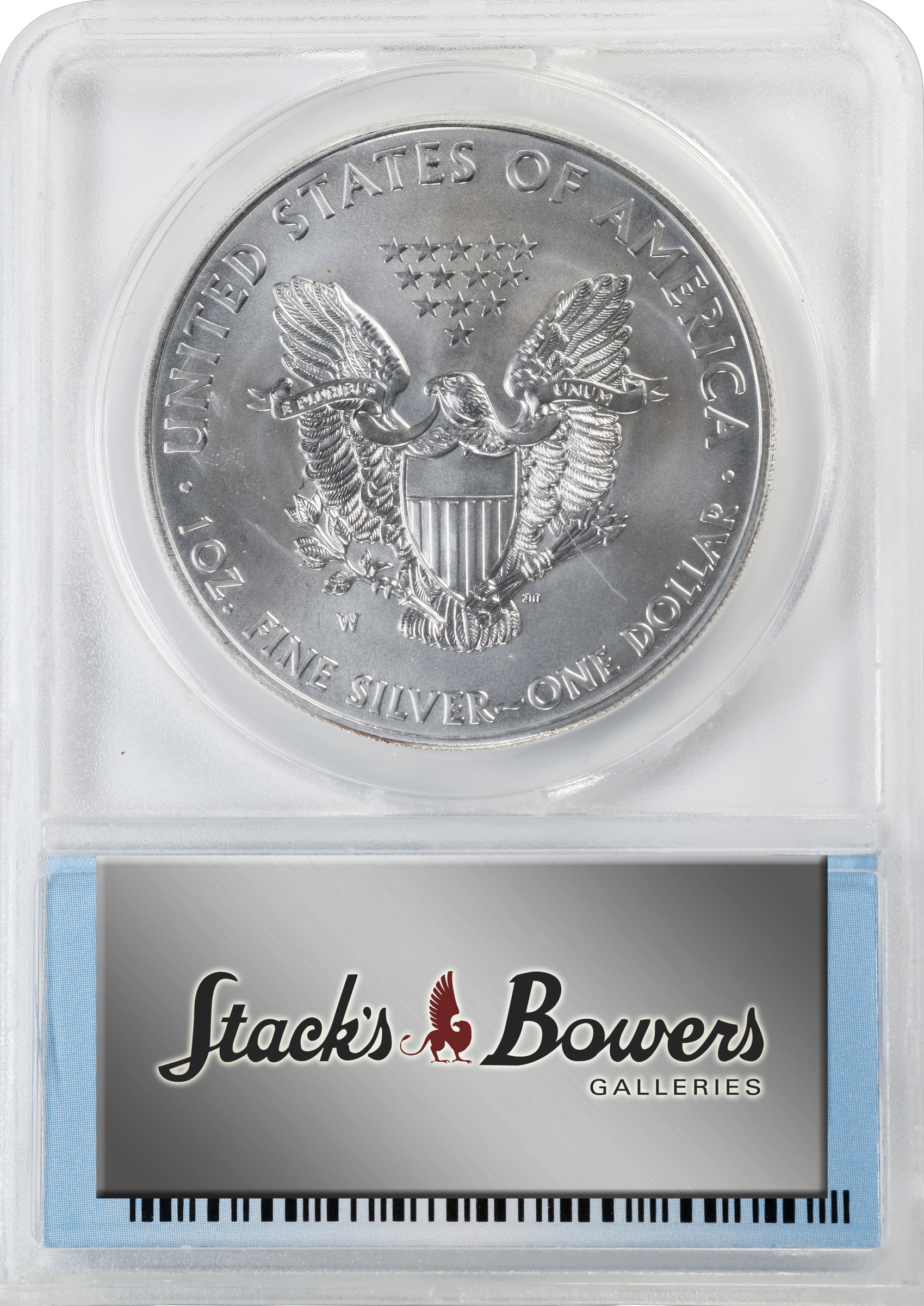 2011-W $1  Silver Eagle, 25th Anniversary PR DCAM OGP thumbnail 2