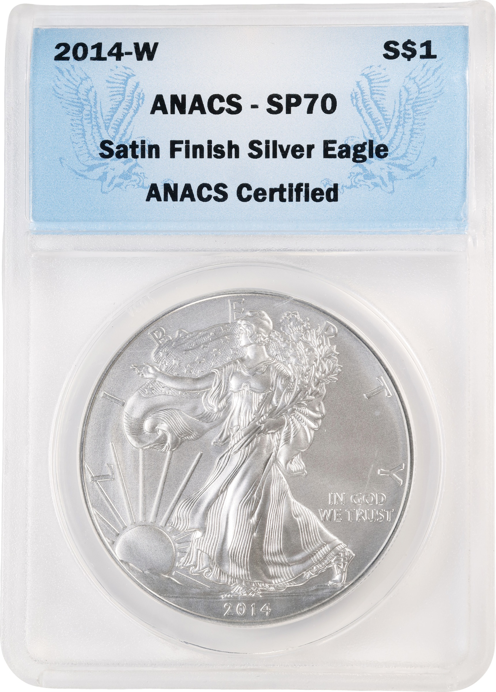 Image for 2014-(W) $1  Silver Eagle, Struck at West Point Mint MS