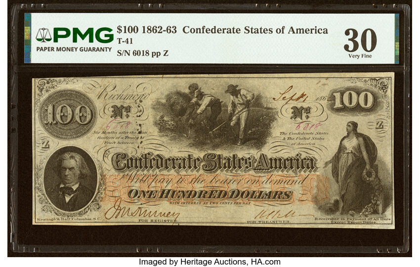 1862 $100  (Fr. T41) thumbnail 4